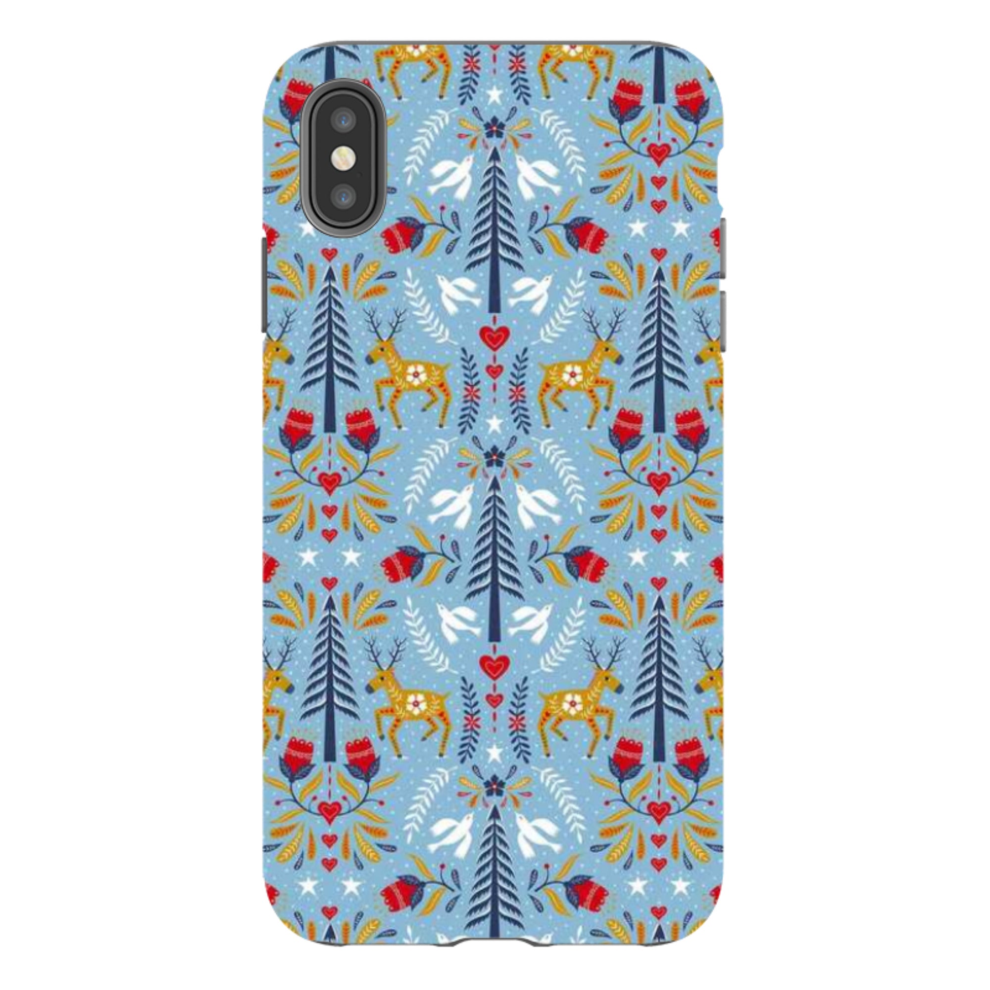 iPhone Tough Case - Xmas Pattern By Suzy Taylor