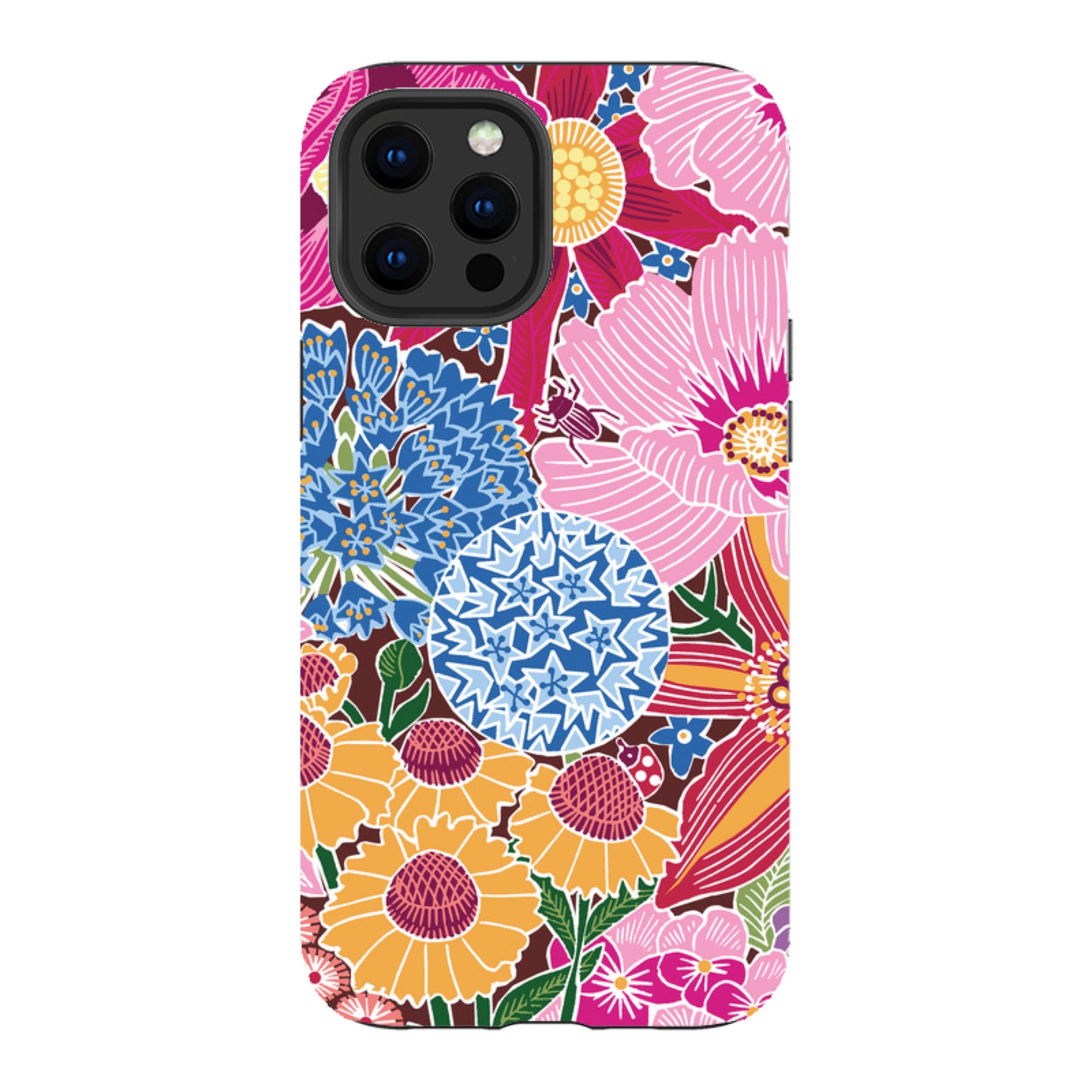 iPhone Tough Case - Jigsaw Floral 2 By Kate Heiss
