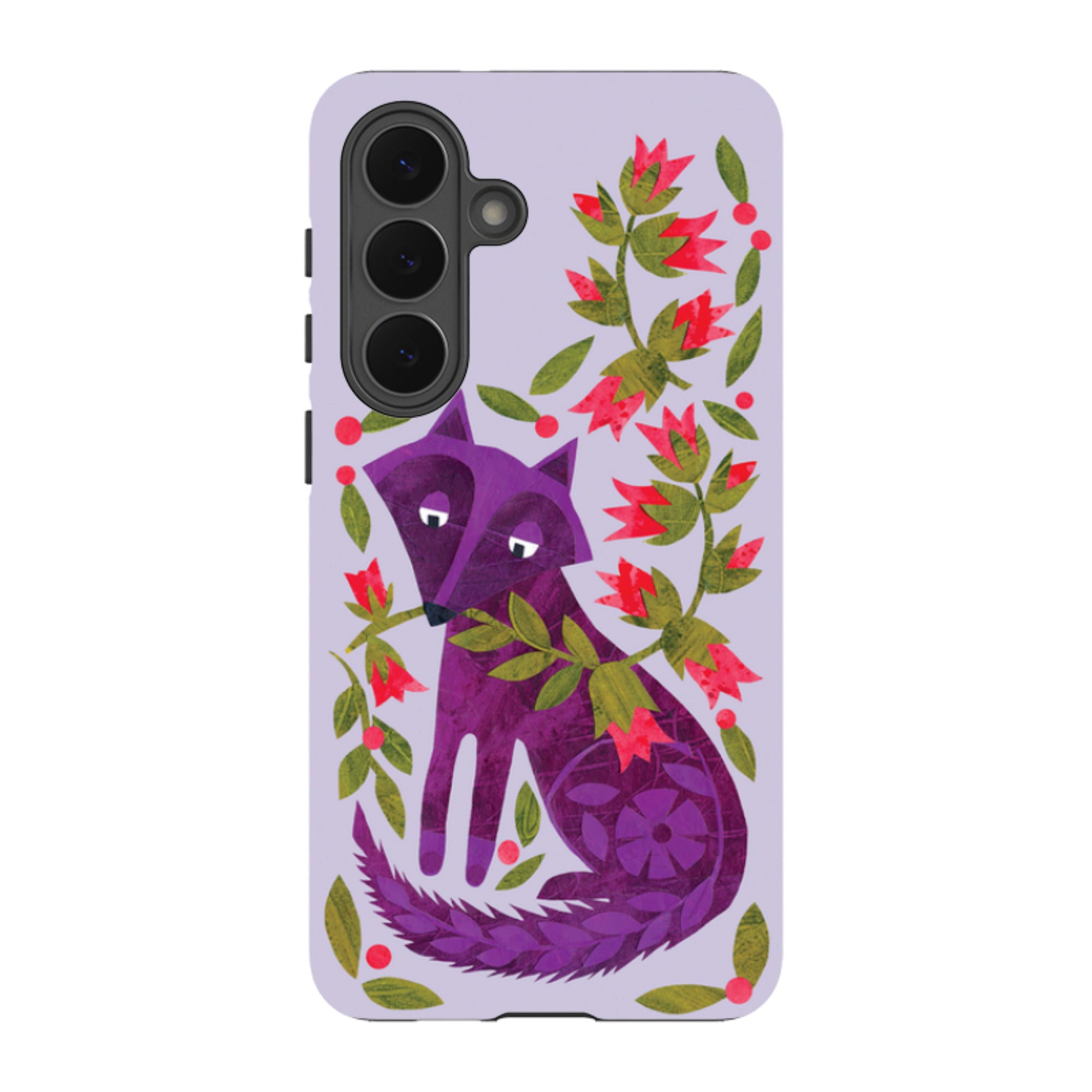 Samsung Tough Case - Purple Foxie By Tracey English