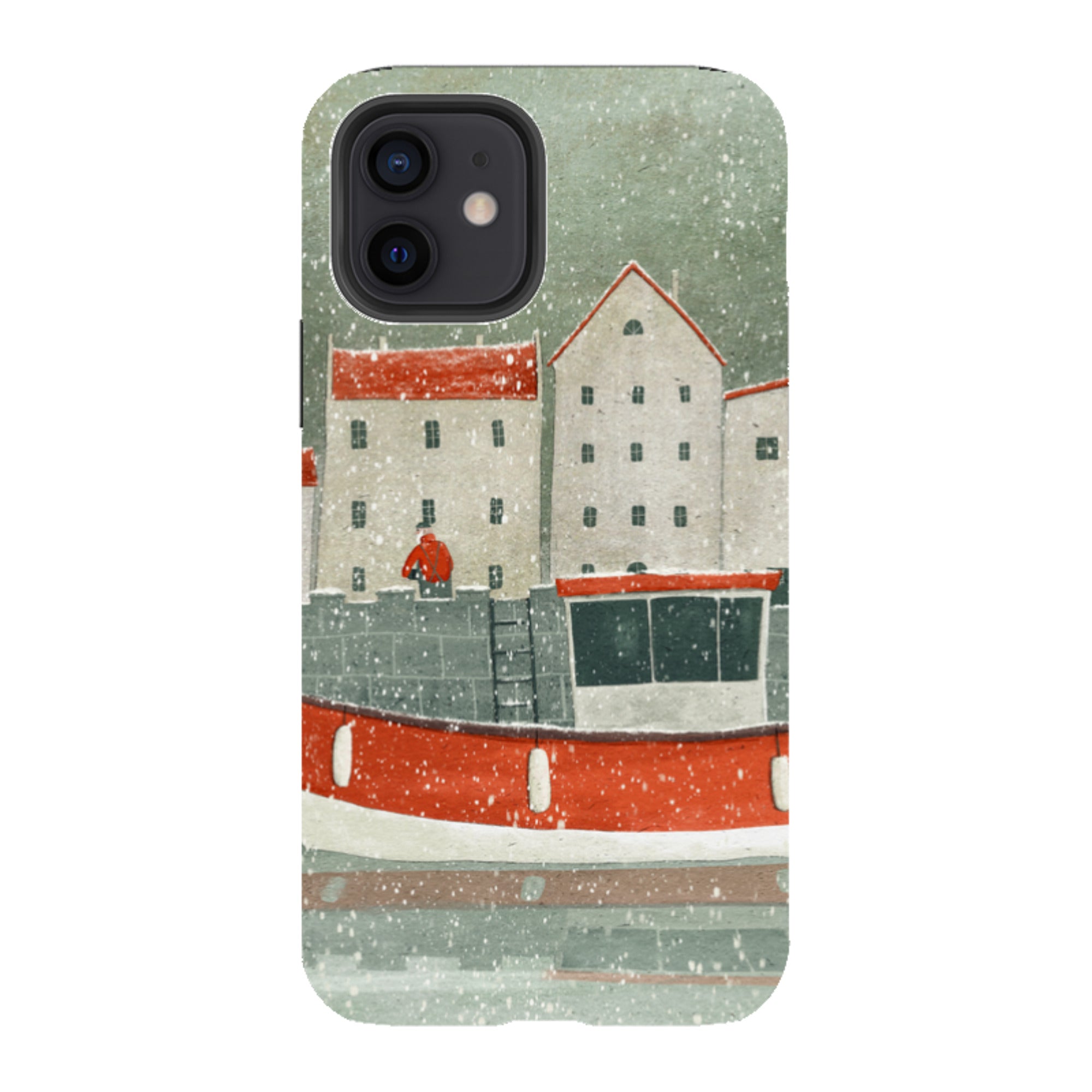 iPhone Tough Case - Christmas Harbour By Maja Lindberg