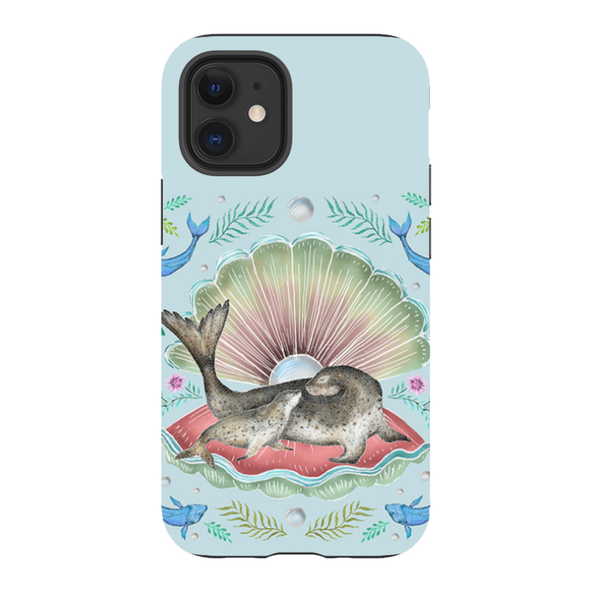 iPhone Tough Case - Seals In Shell By Catherine Rowe
