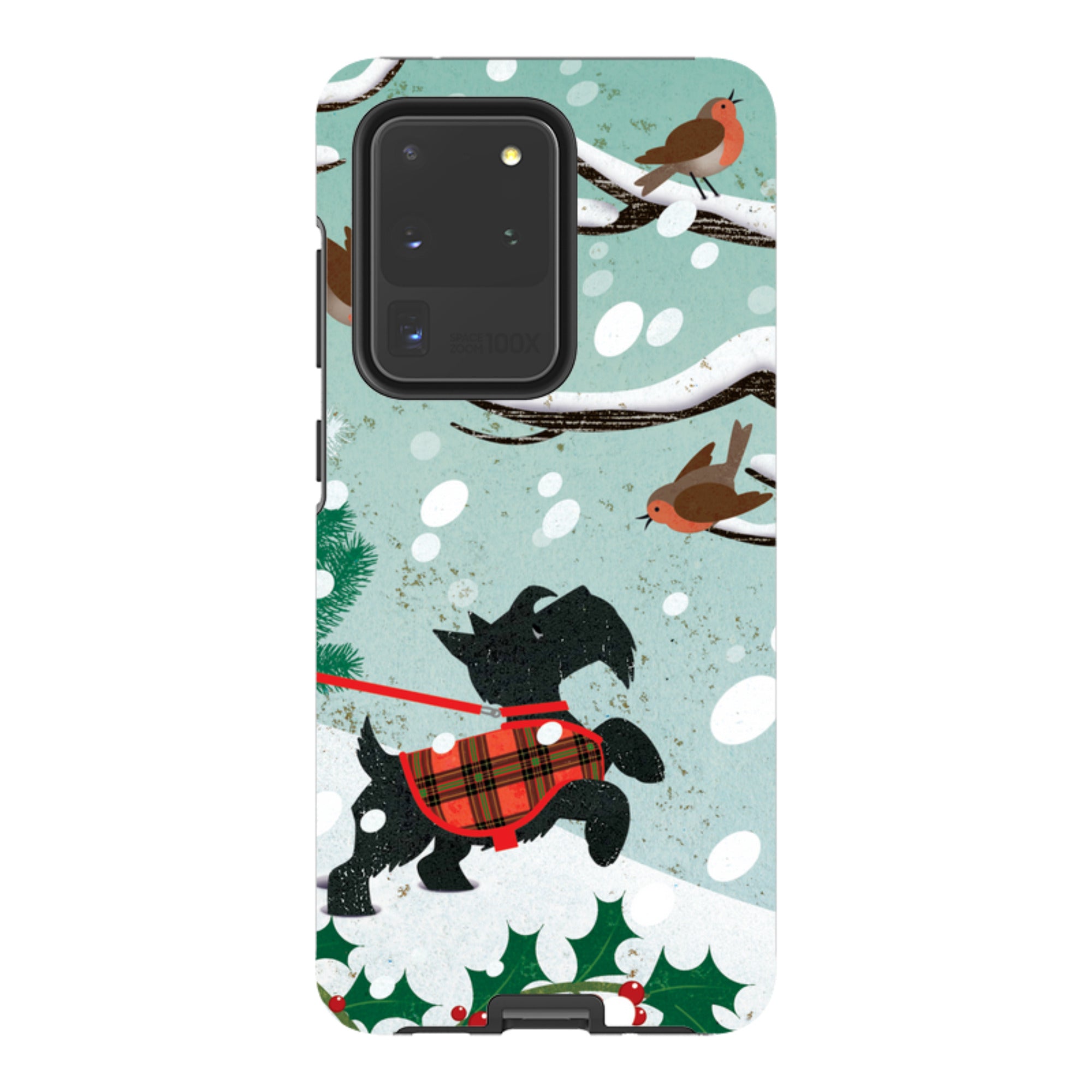 Samsung Tough Case - Scottie in Snow By Liane Payne
