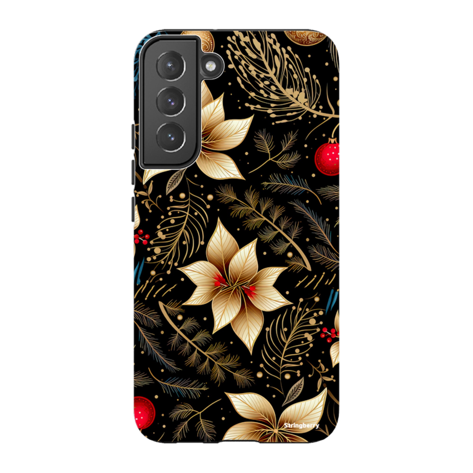 Samsung Tough Case -Golden Winter Floral