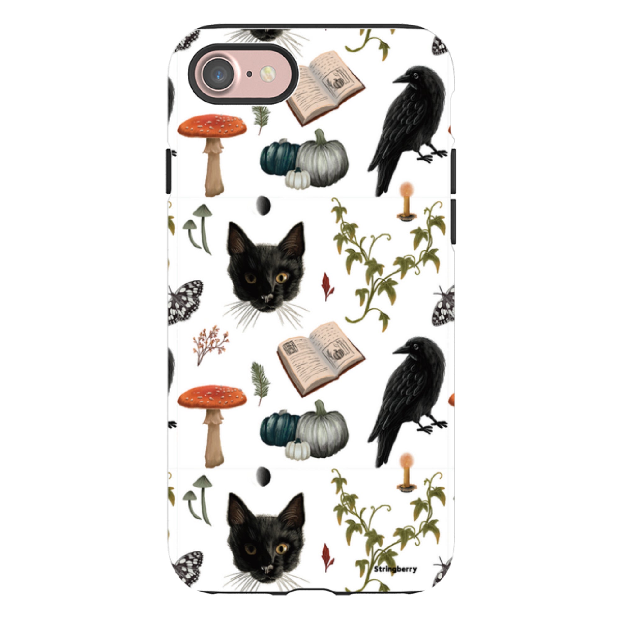 iPhone Tough Case - Halloween Pattern II By Anna Stead