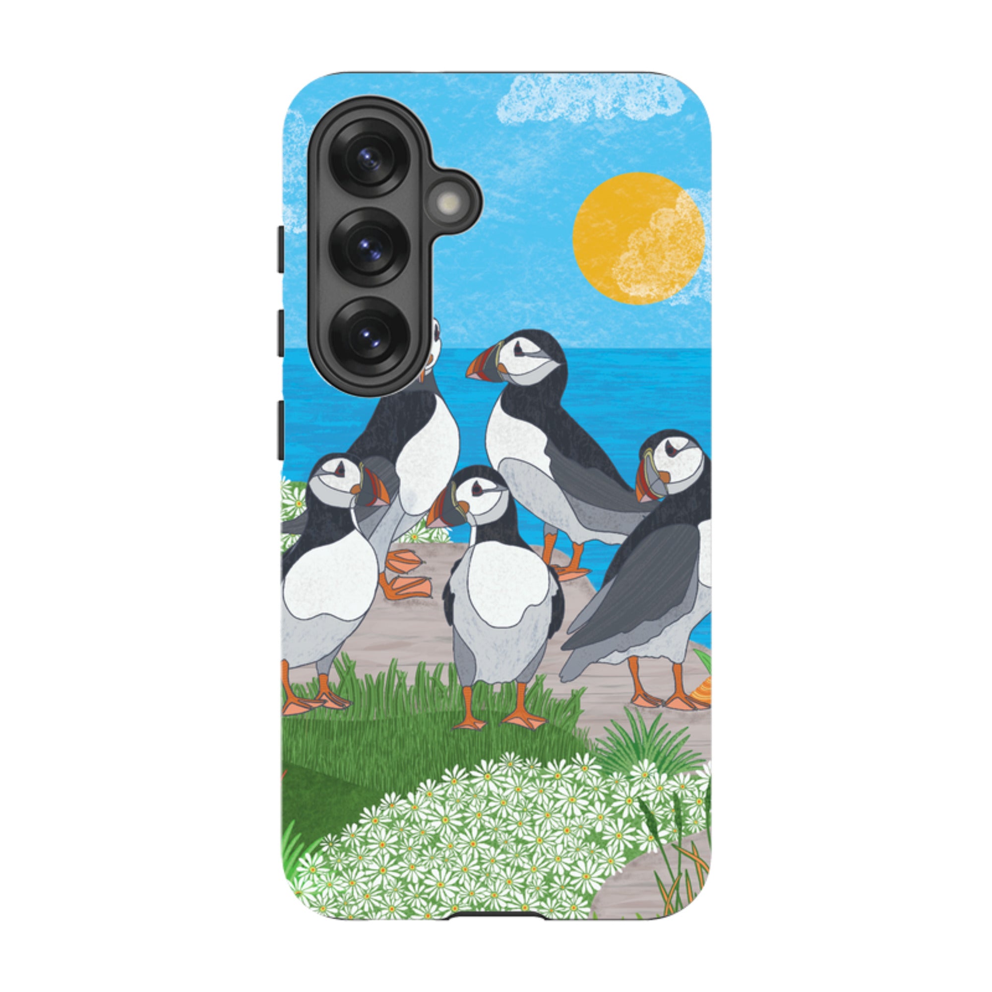 Samsung Tough Case - Puffins By Natalie Pedetti Prack