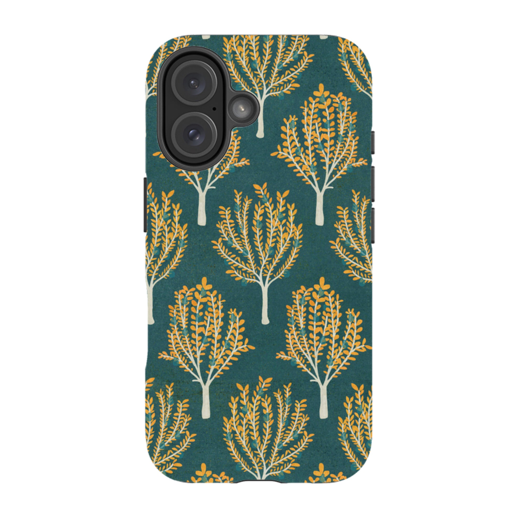 iPhone MagSafe Tough Case - Pear Trees Teal By Katherine Quinn