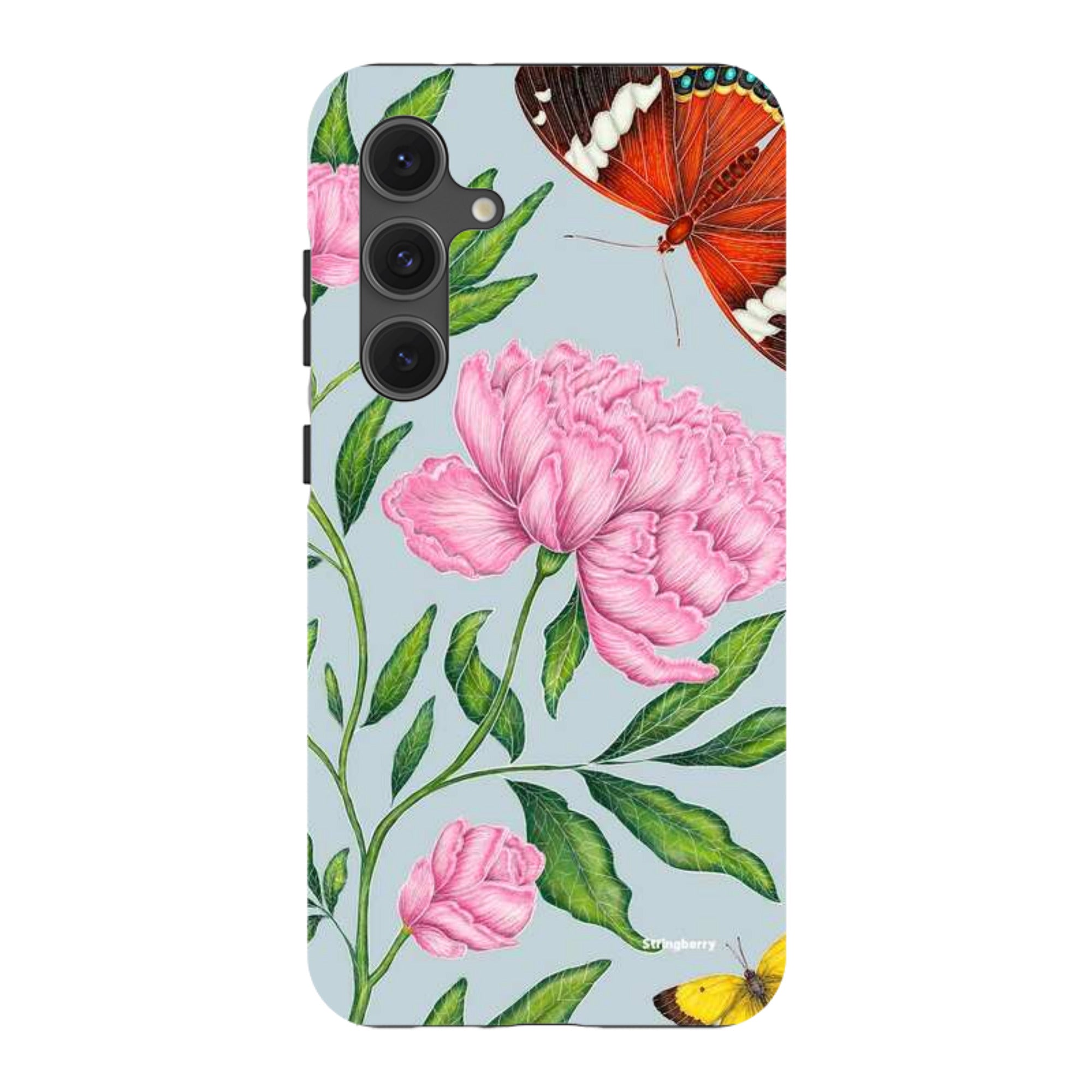 Samsung Tough Case - Butterflies And Peonies By Catherine Rowe