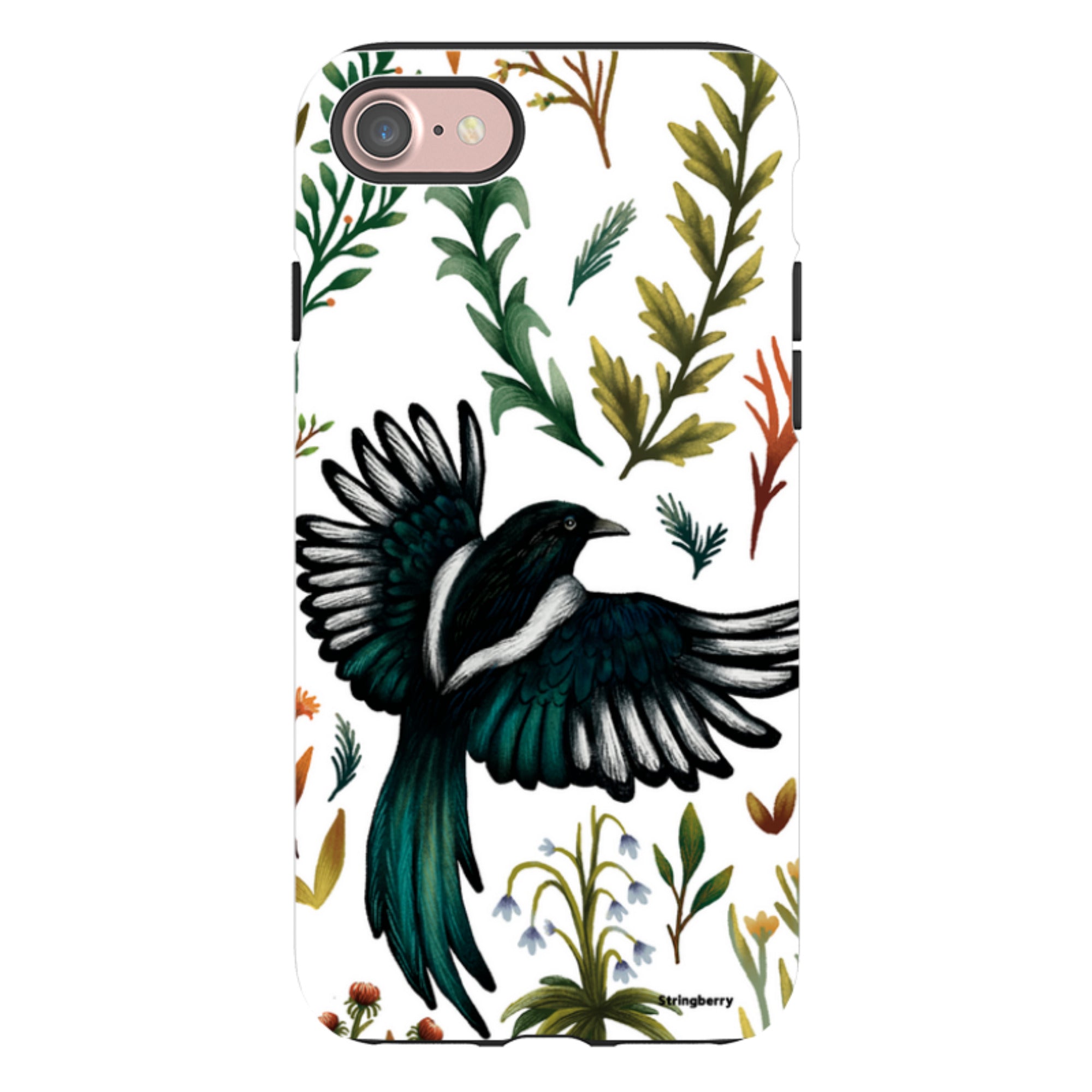 iPhone Tough Case - Magpie By Anna Stead