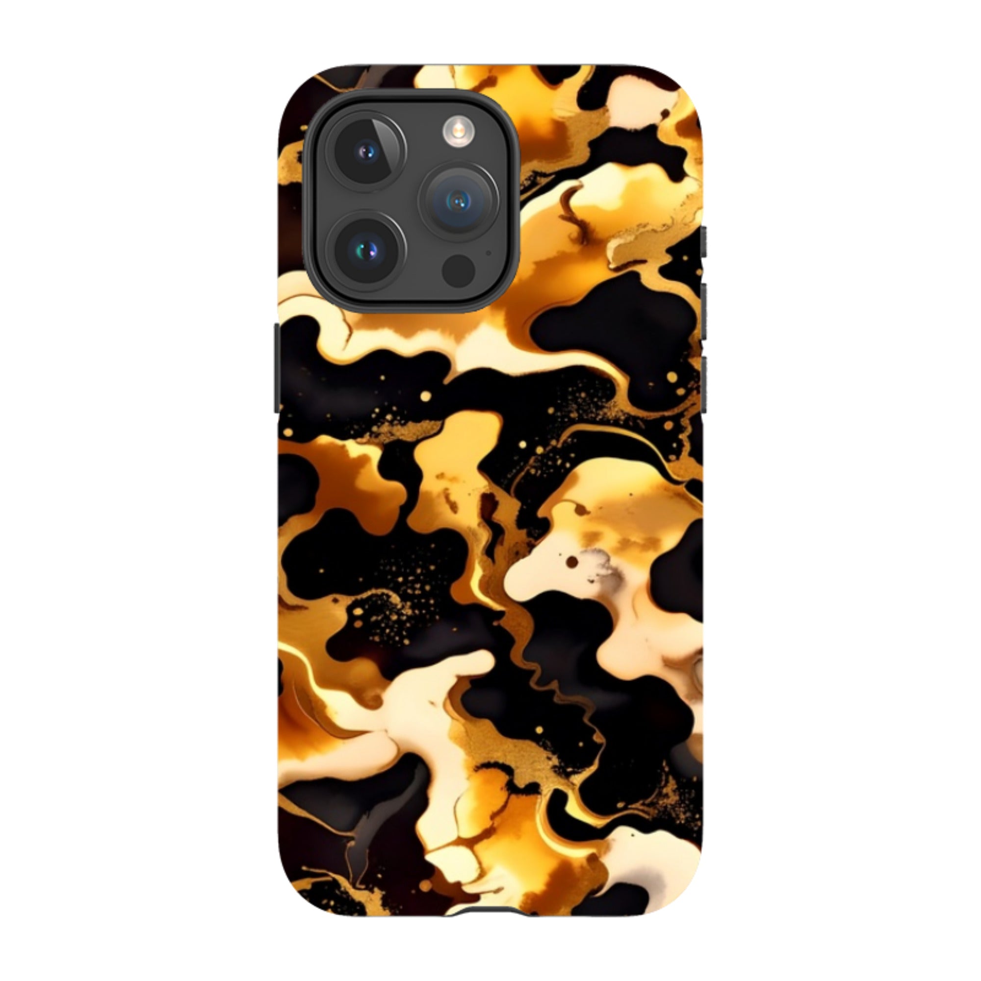 iPhone Tough Case - Fire Marble