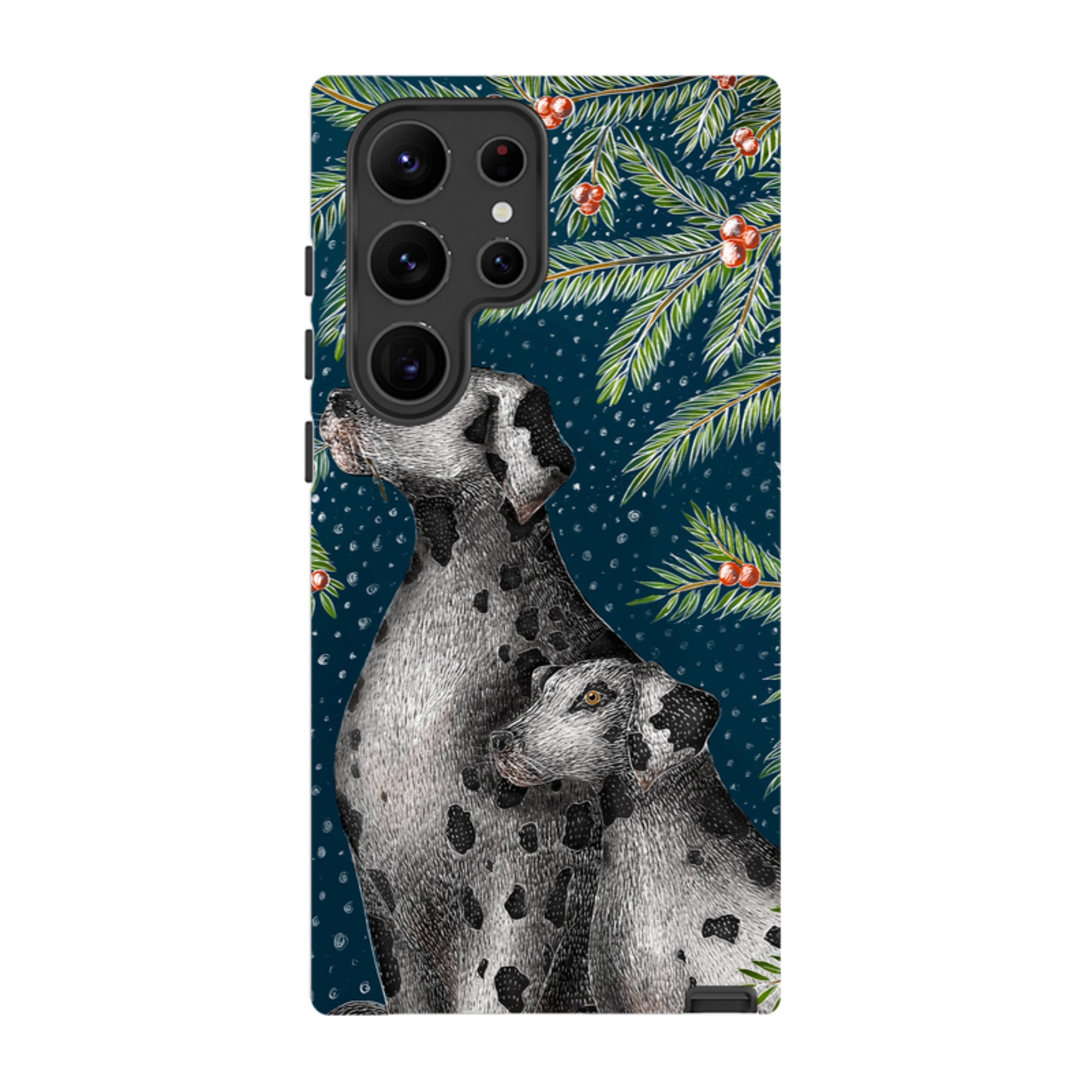 Samsung Tough Case - Christmas Dalmatians By Catherine Rowe