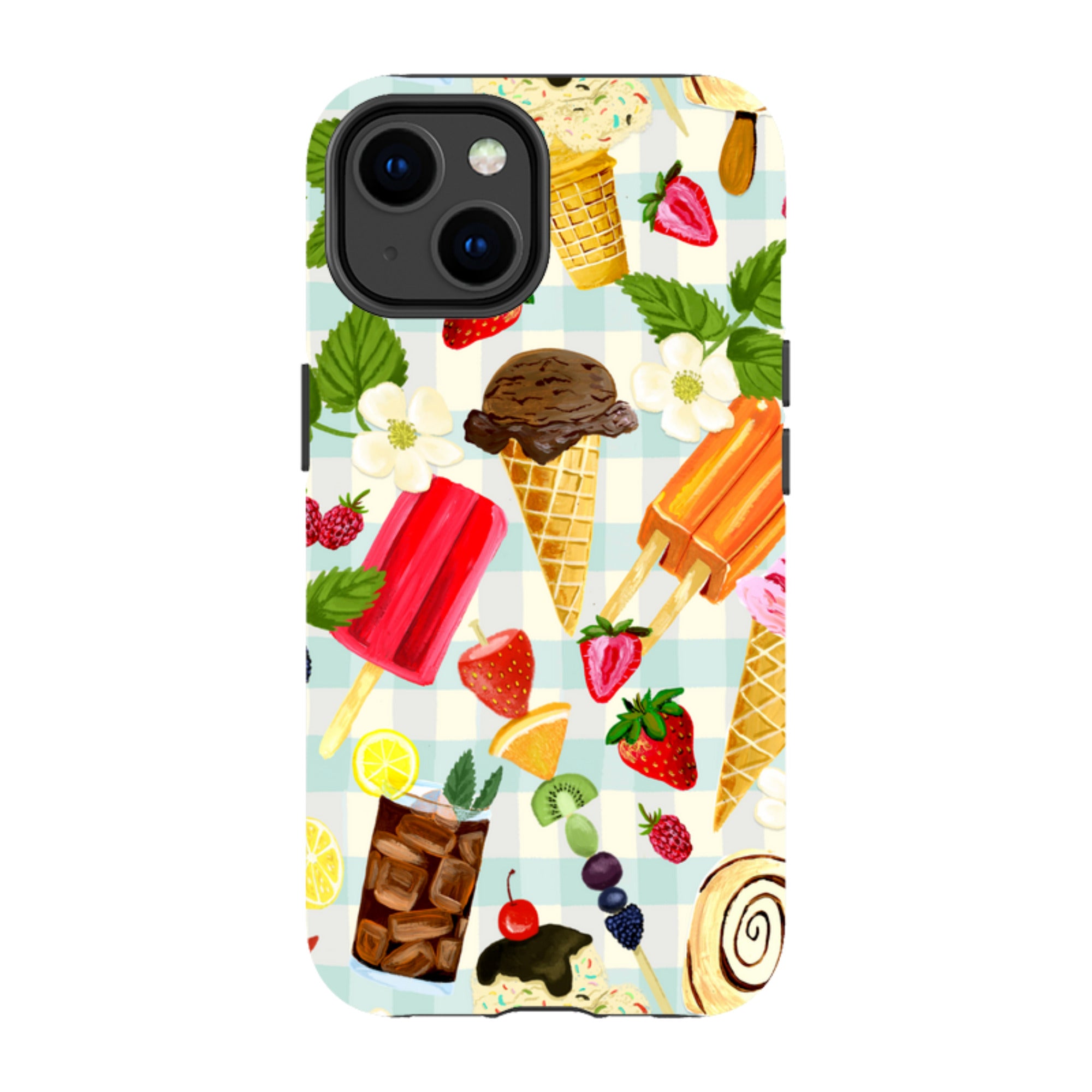 iPhone MagSafe Tough Case - Ice Floral By Abby Jacobs
