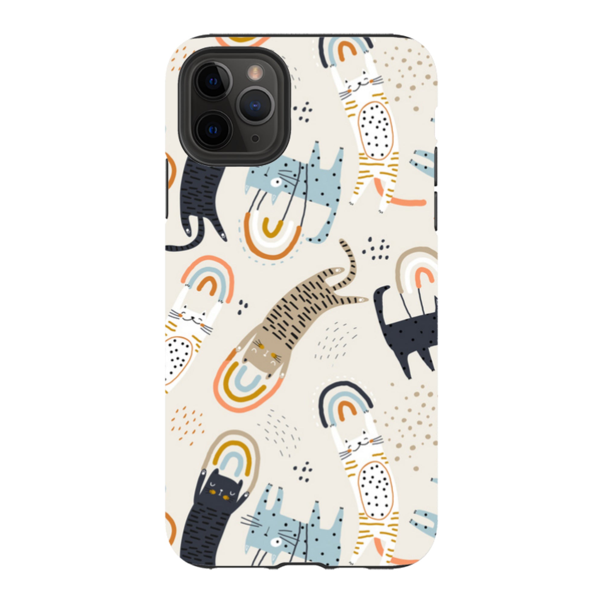iPhone Tough Case - Rainbow Cats