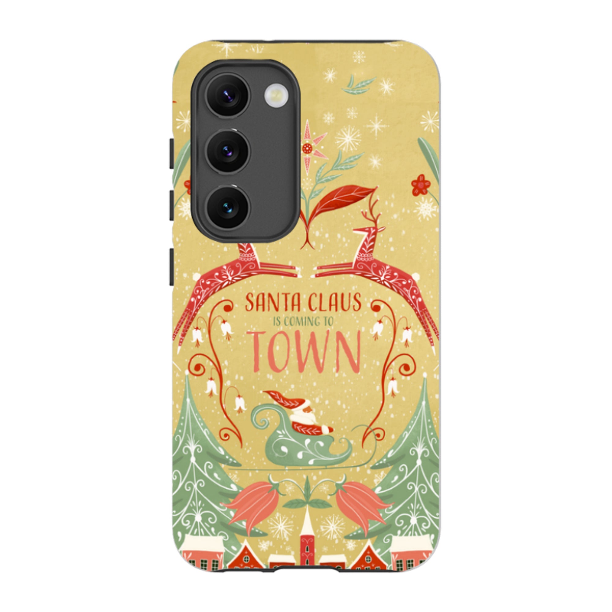 Samsung Tough Case - Santa Claus Is Coming To Town By Maja Lindberg