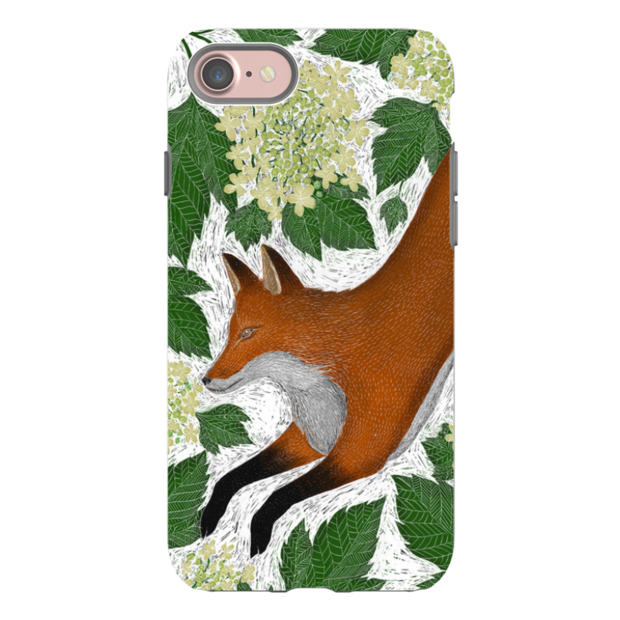 iPhone Tough Case - Fox By Catherine Rowe