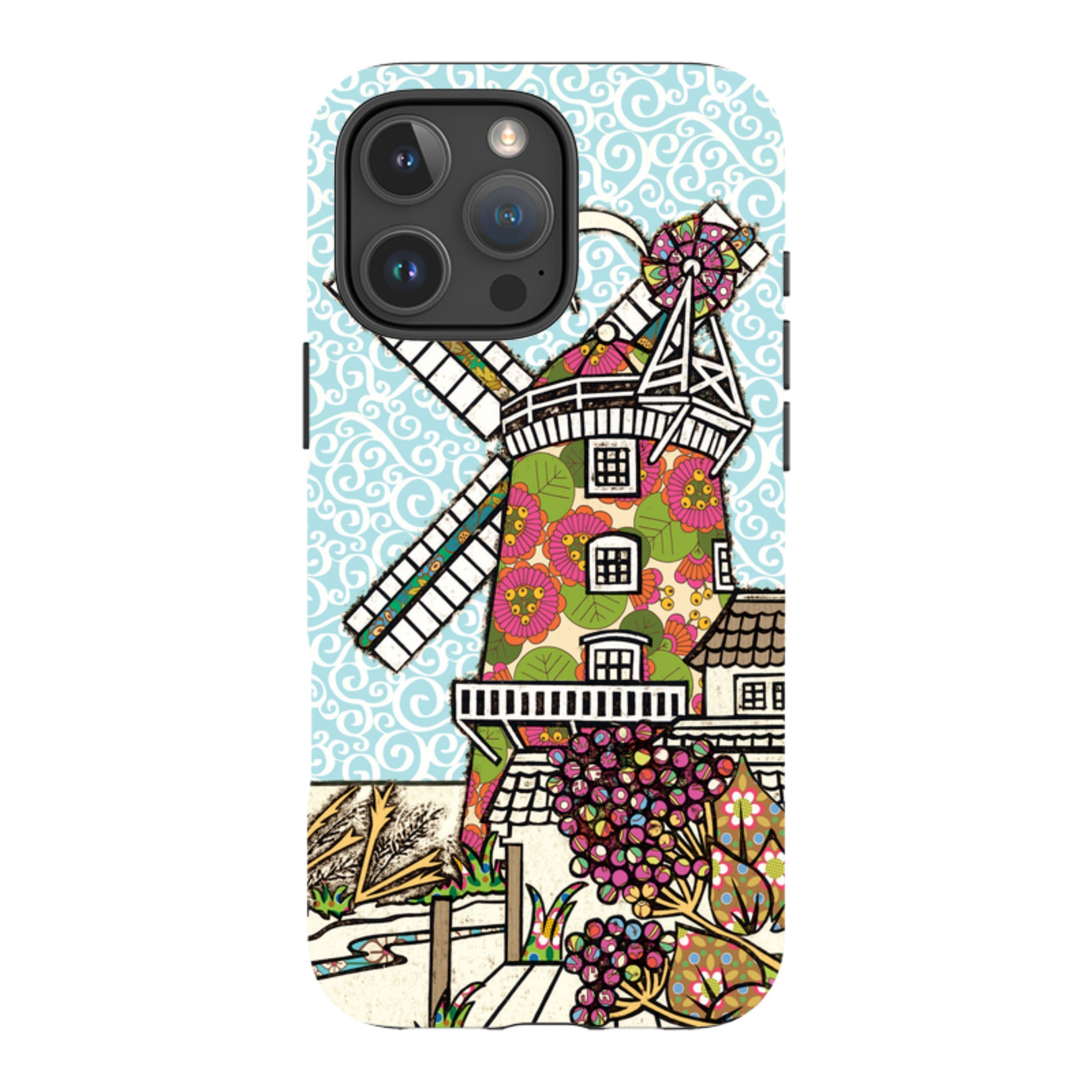 iPhone MagSafe Tough Case -  Cley Windmill By Amelia Bowman