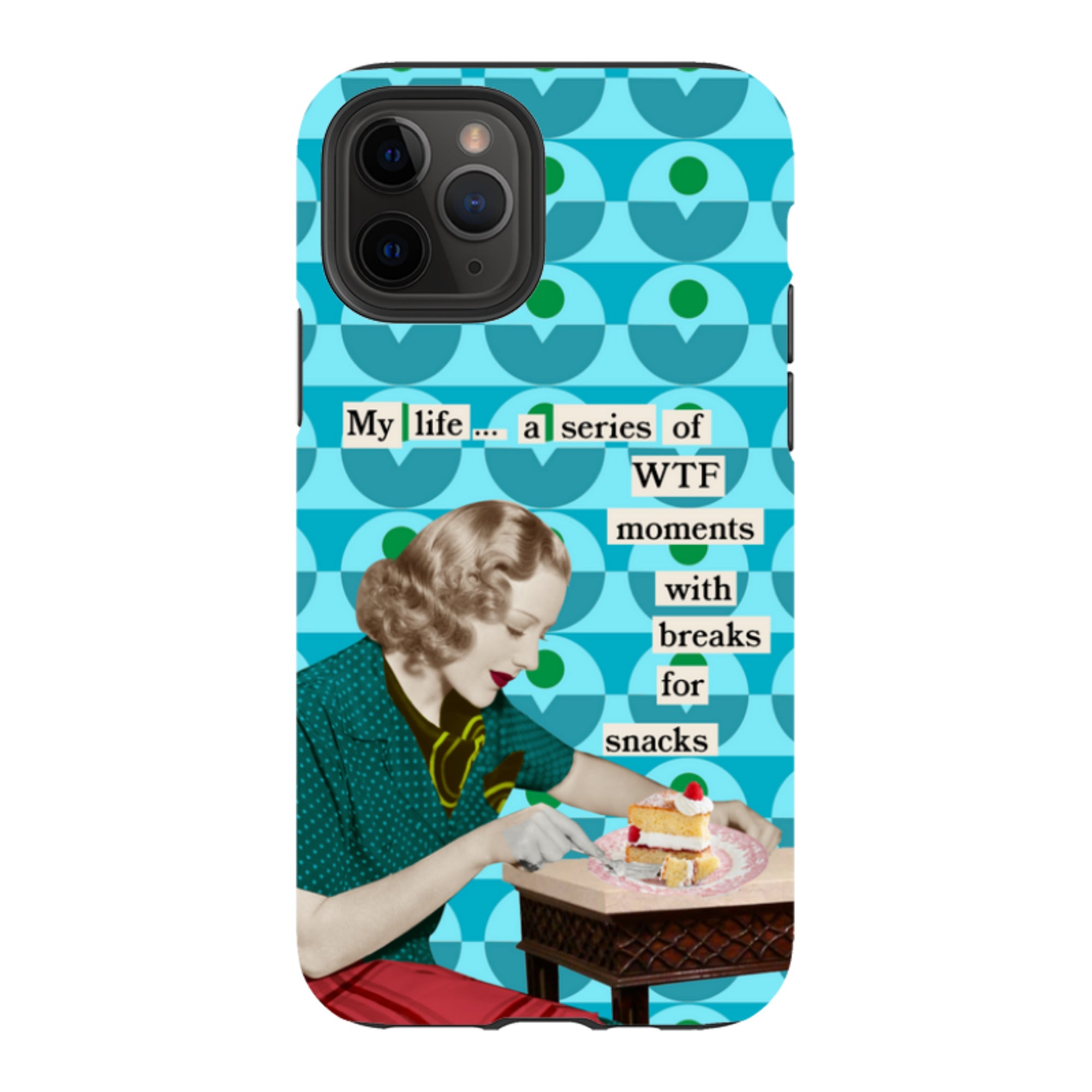 iPhone Tough Case - WTF By Clare Jordan