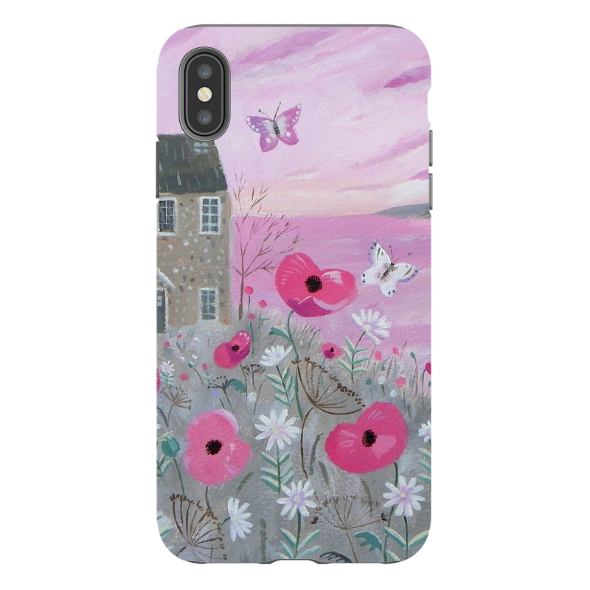 iPhone Tough Case - Seaside Flowers By Mary Stubberfield