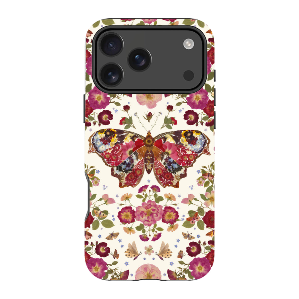 iPhone MagSafe Tough Case - Ivory Butterfly By Helen Ahpornsiri