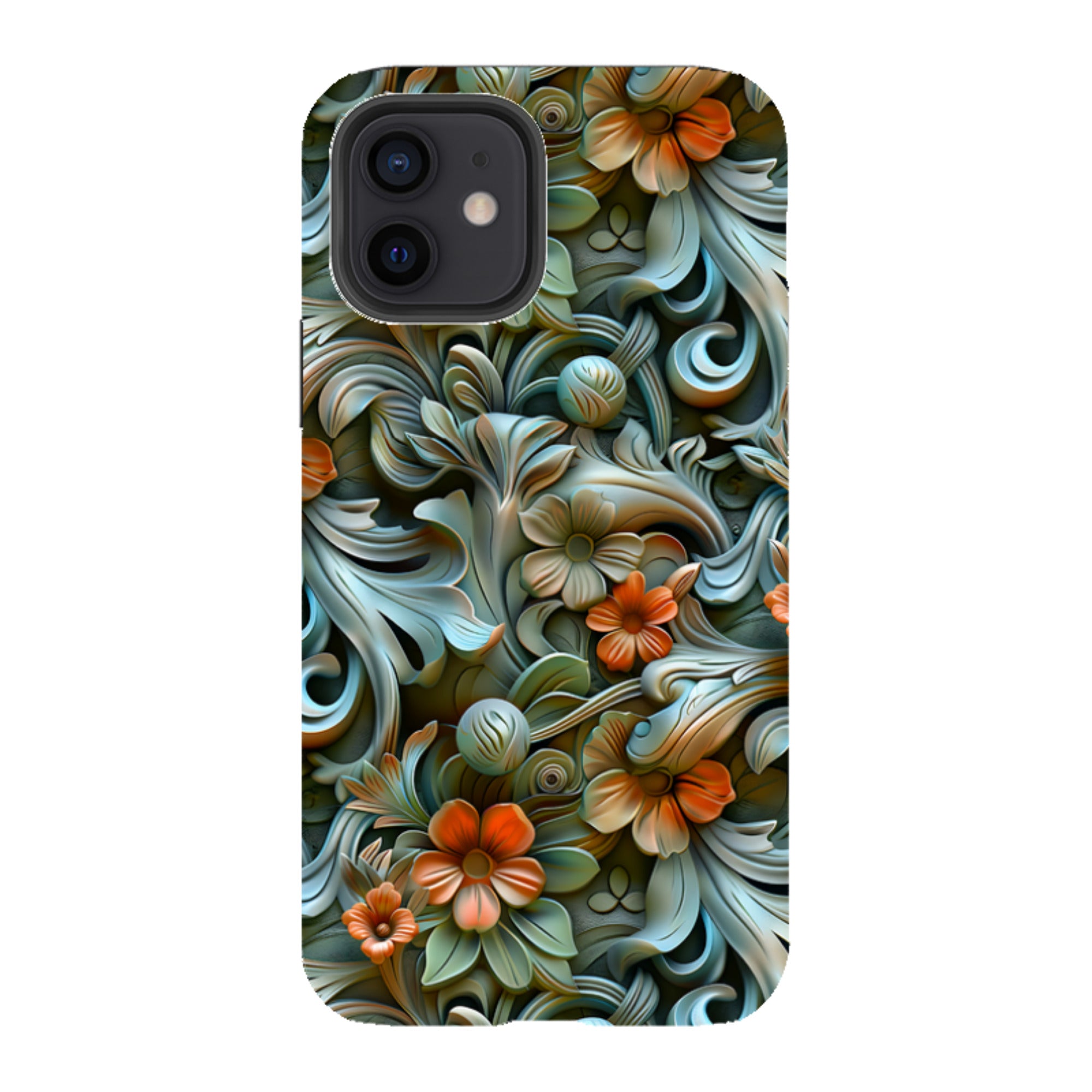 iPhone Tough Case -Clover Floral