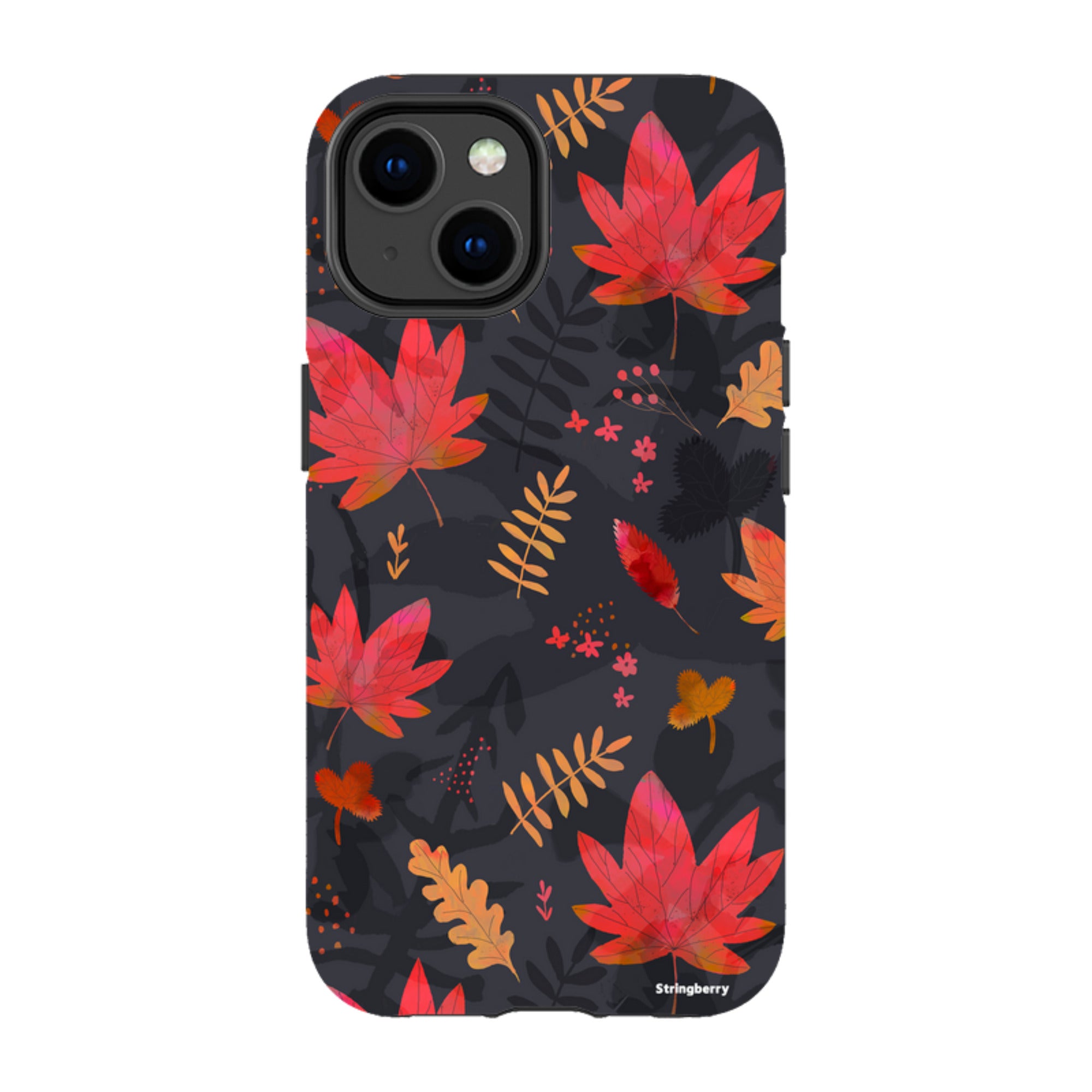 iPhone MagSafe Tough Case -  Autumn Leaves Dark
