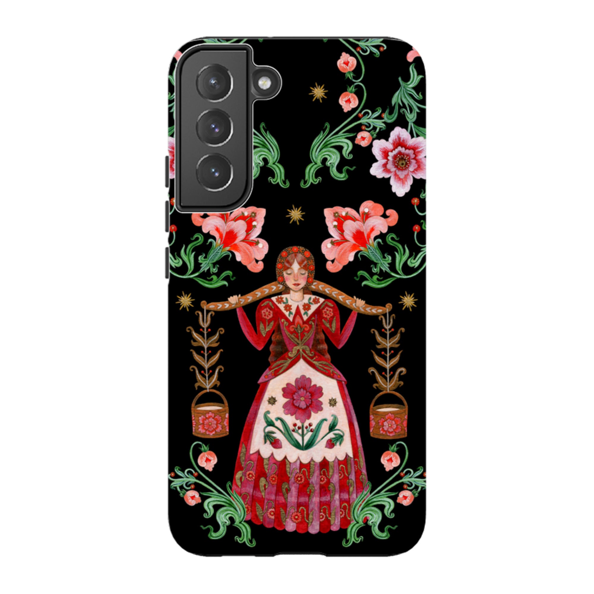 Samsung Tough  Case - Eight Maids A Milking By Maria Matos