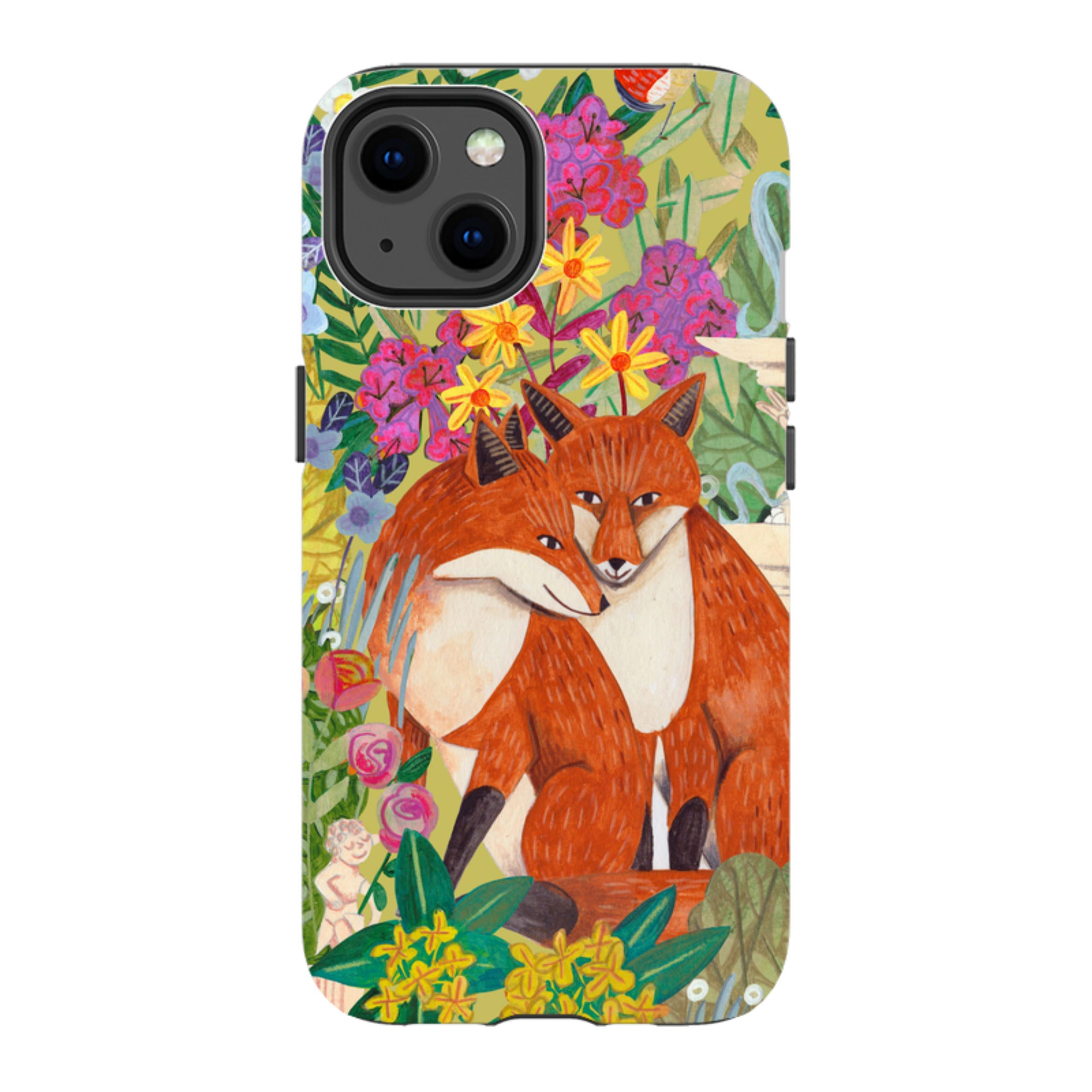 iPhone Tough Case - Foxes By Caroline Bonne Muller