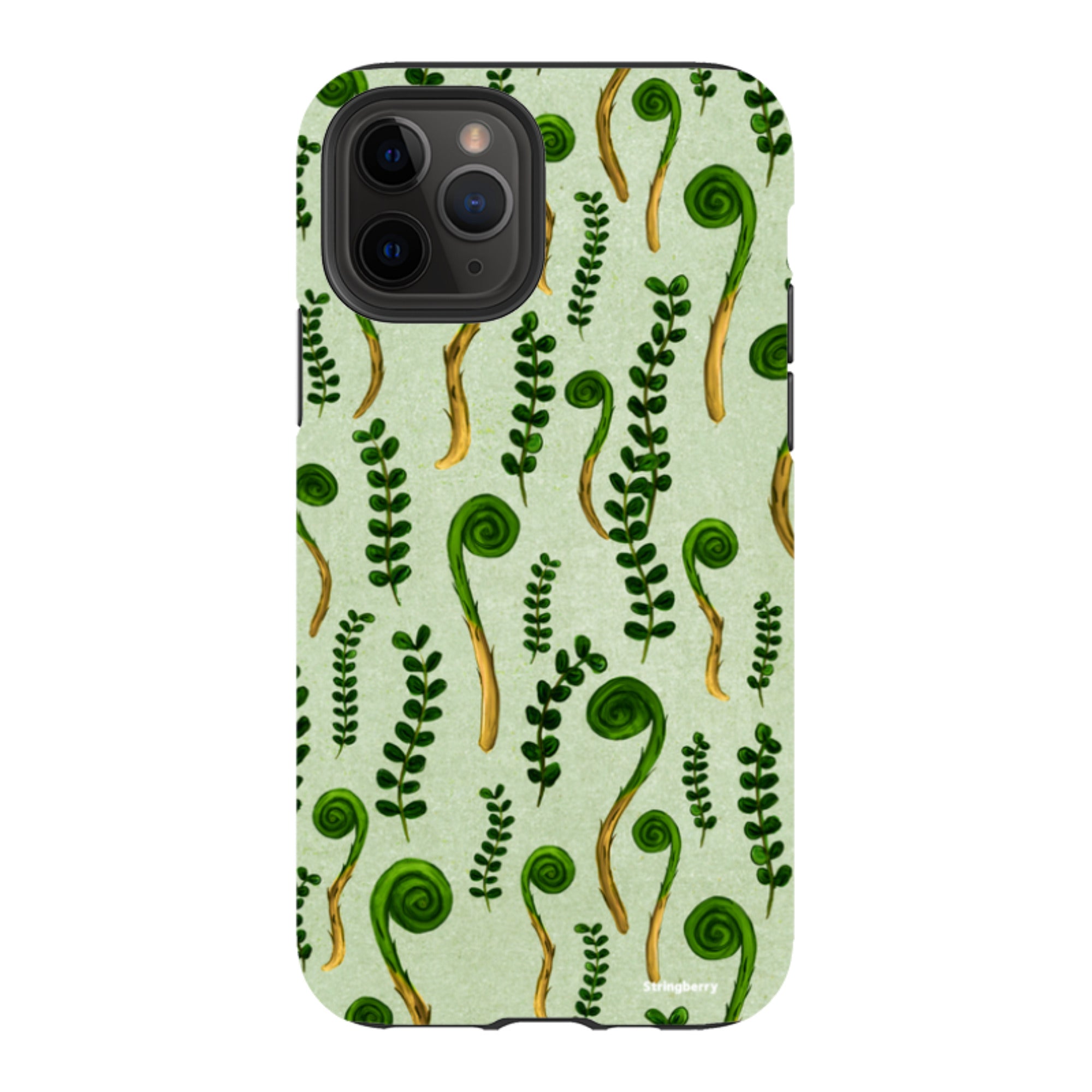 iPhone Tough Case - Fern Fronds By Katherine Quinn