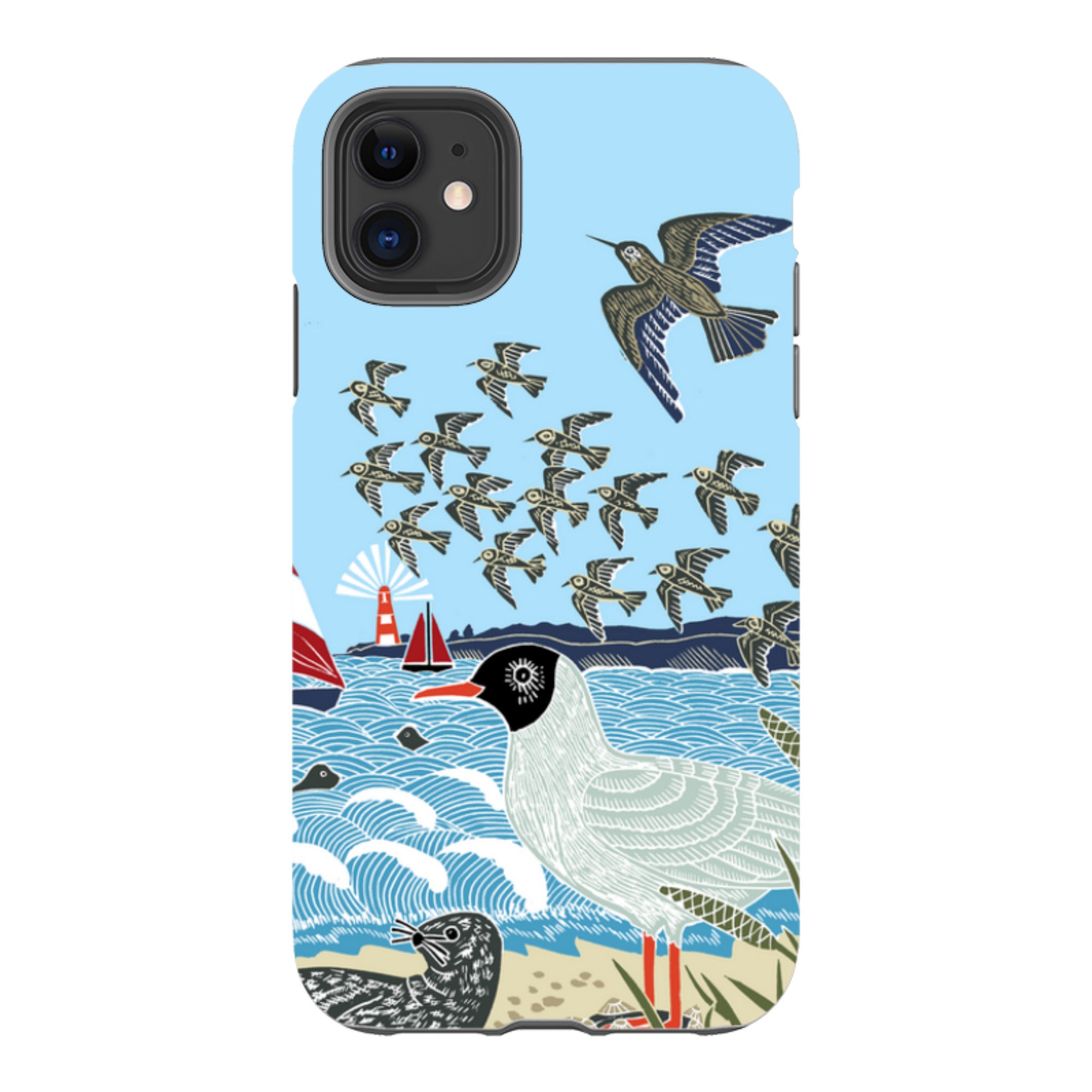 iPhone Case - Seagulls and Seals By Kate Heiss