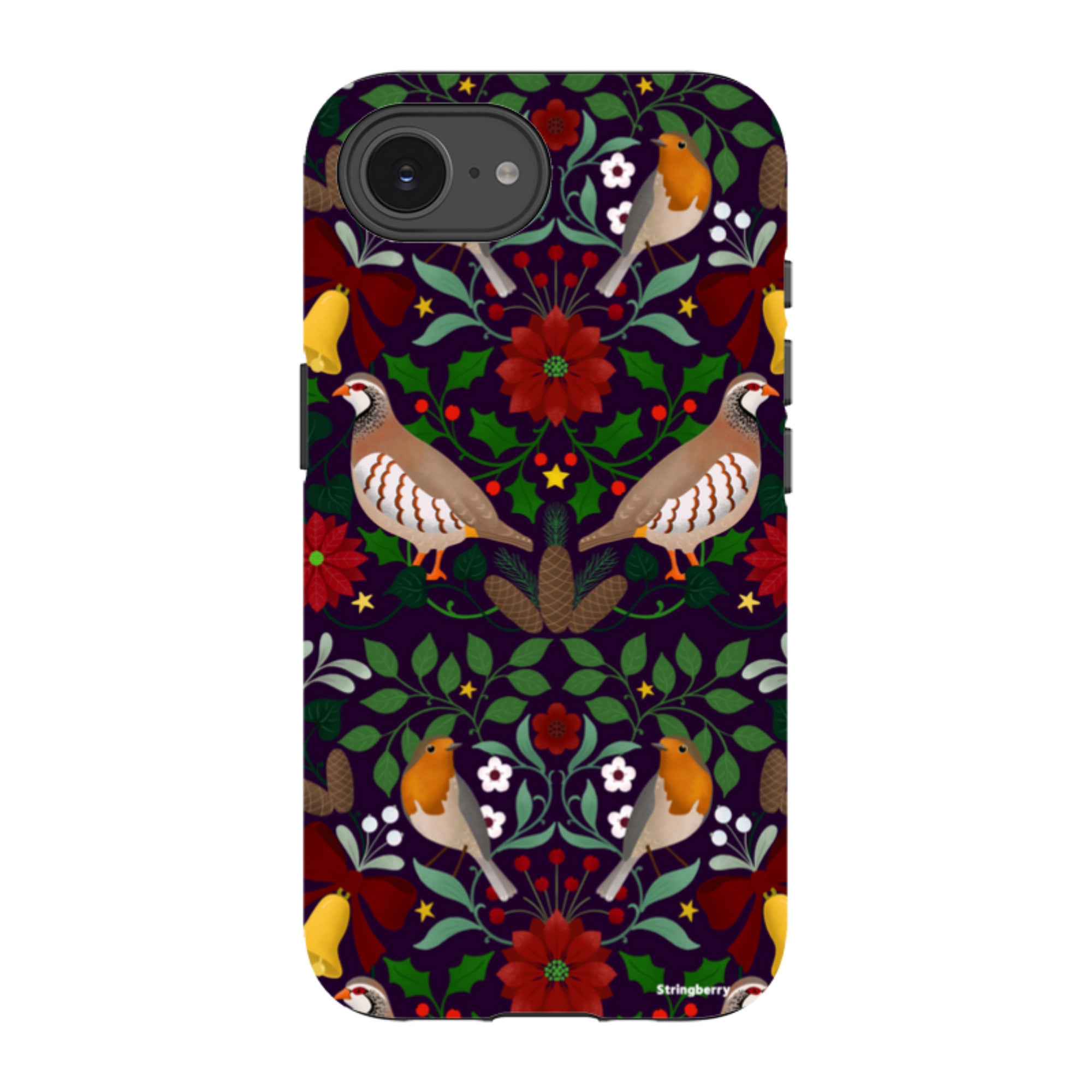 iPhone Tough Case - Xmas Pattern III By Bex Parkin