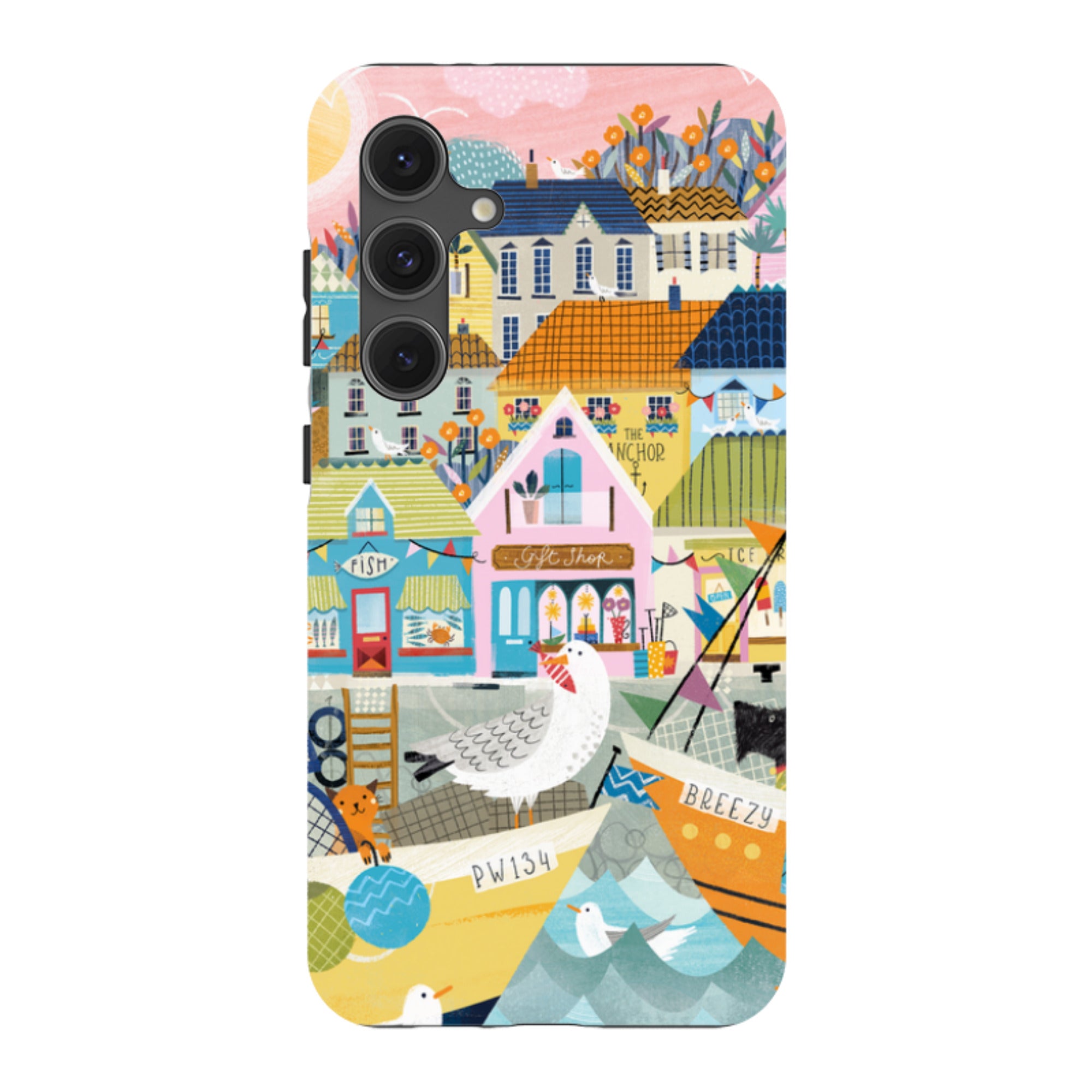 Samsung Tough  Case - Harbour 1 By Ali Brookes