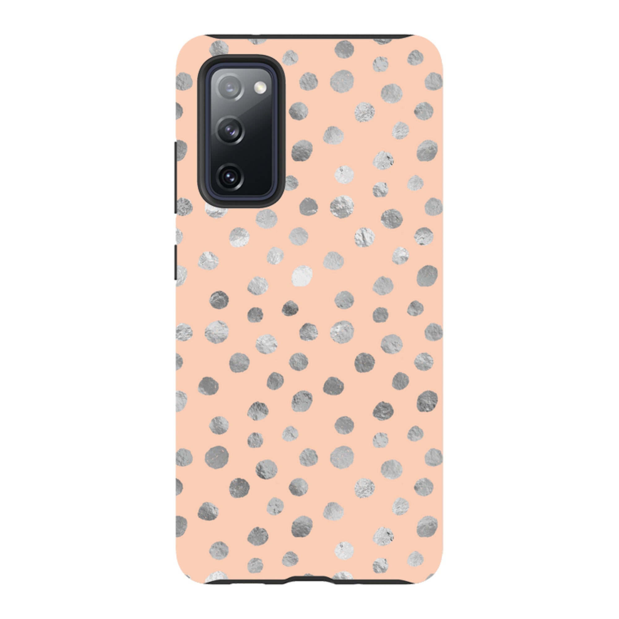 Samsung Tough Case - Pale and Silver Dots