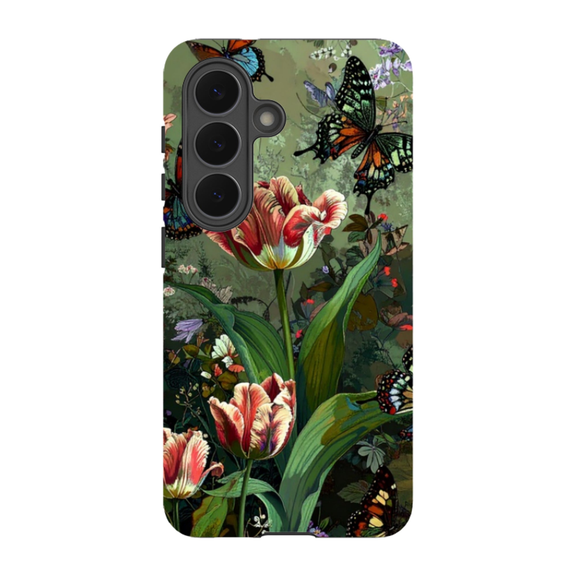 Samsung Tough Case - Green Vyne Butterflies