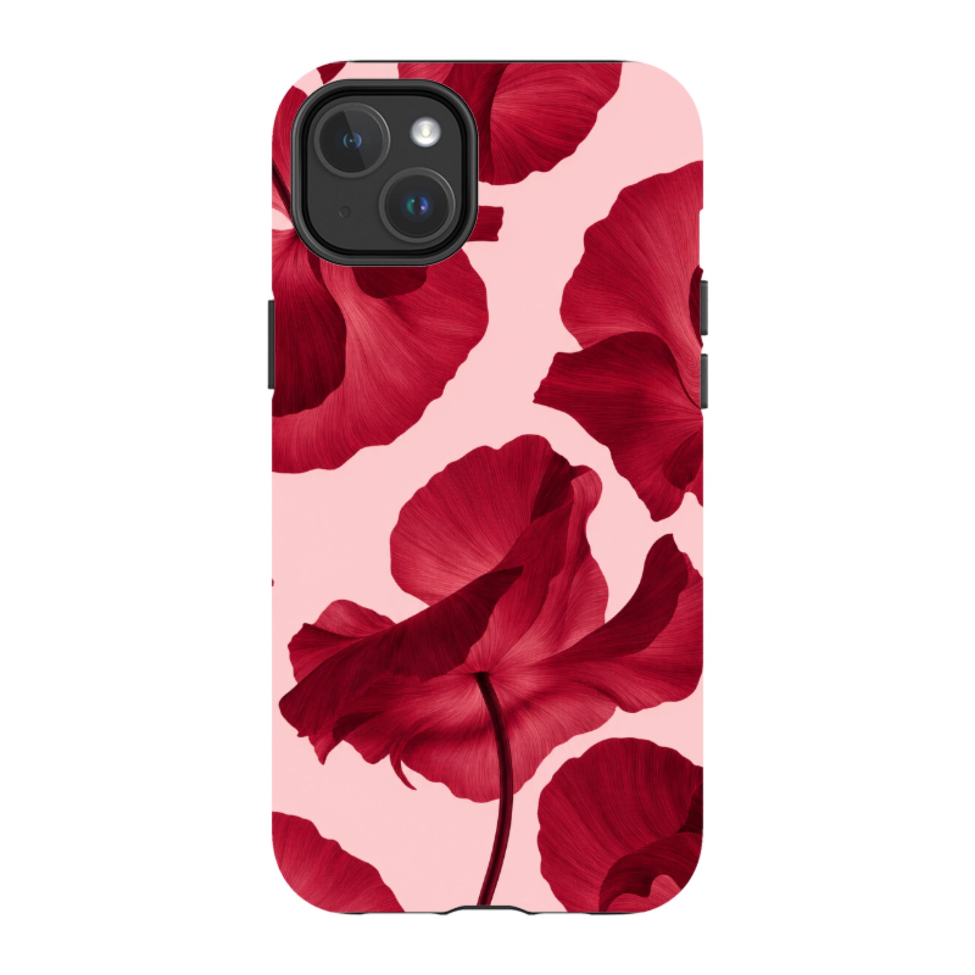 iPhone MagSafe Tough Case - Burgundy Poppy