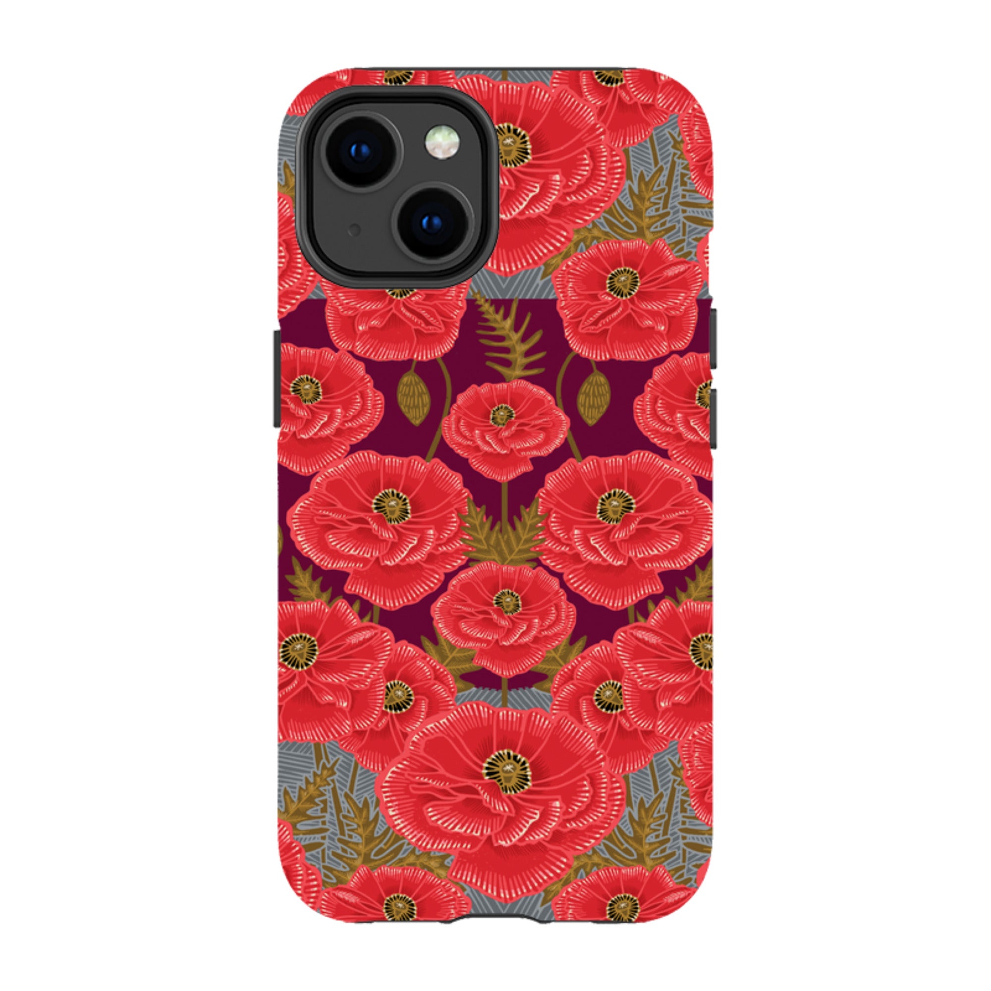 iPhone Case - Poppy Red By Kate Heiss