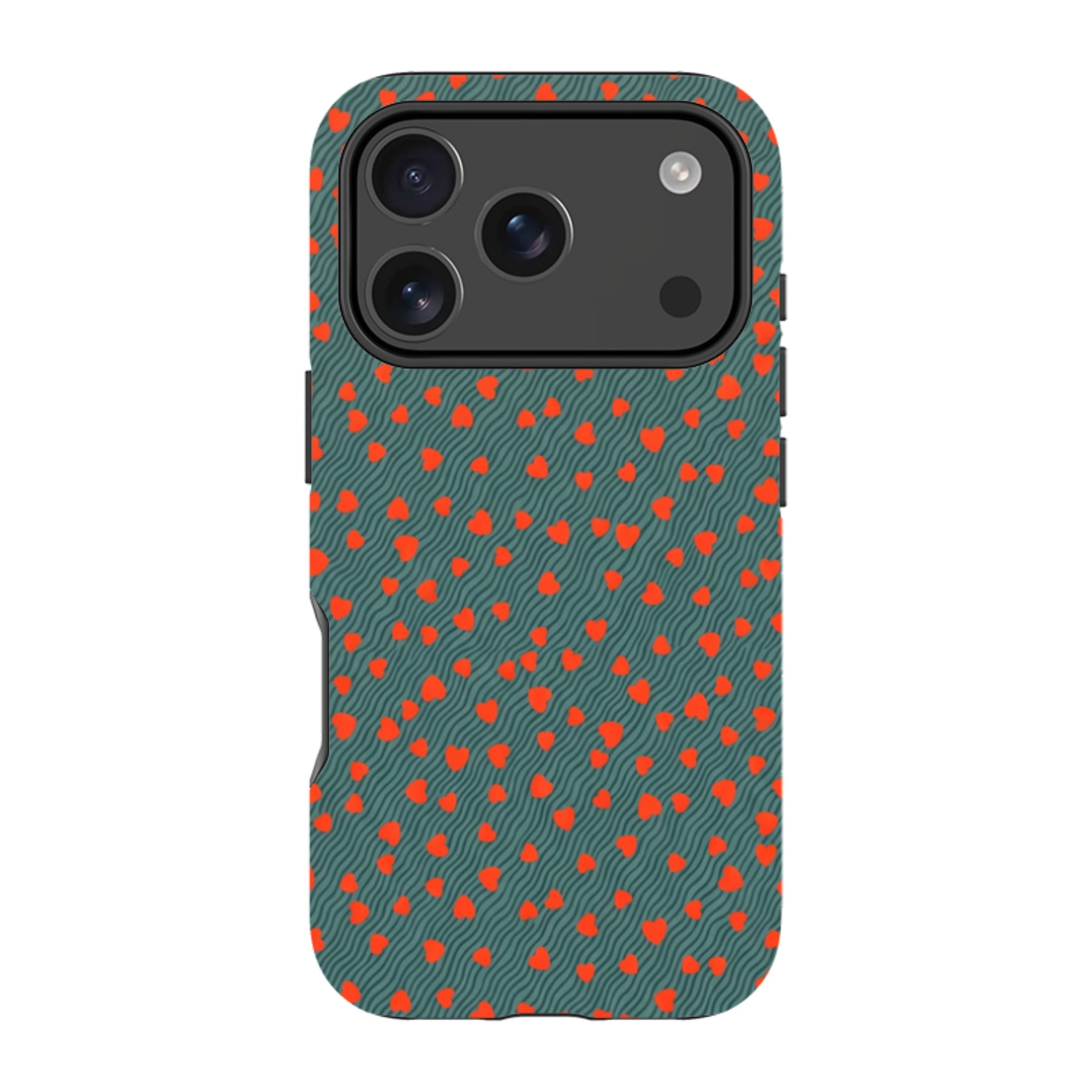 iPhone MagSafe Tough Case - Red Hearts