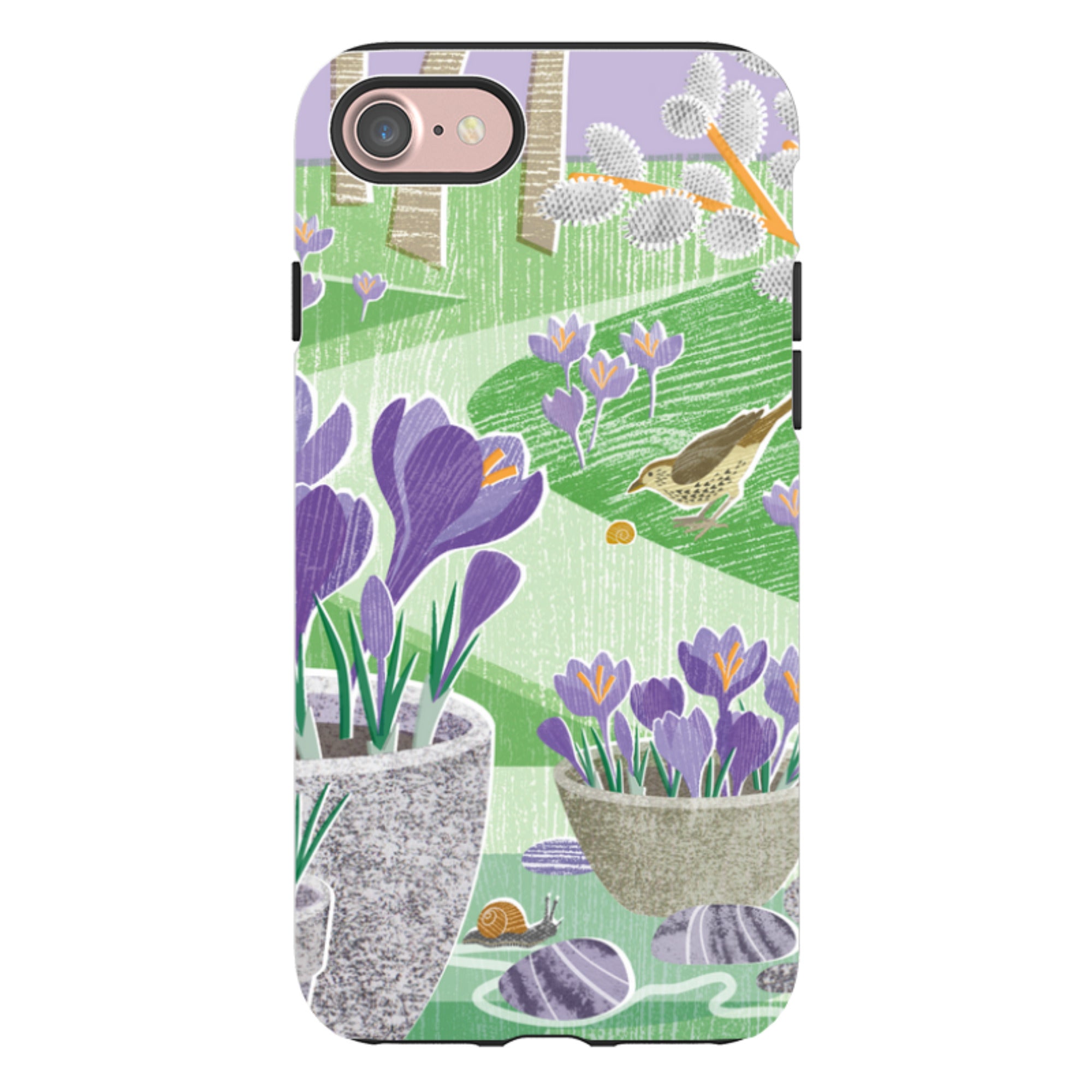 iPhone Tough Case - Crocus By Liane Payne