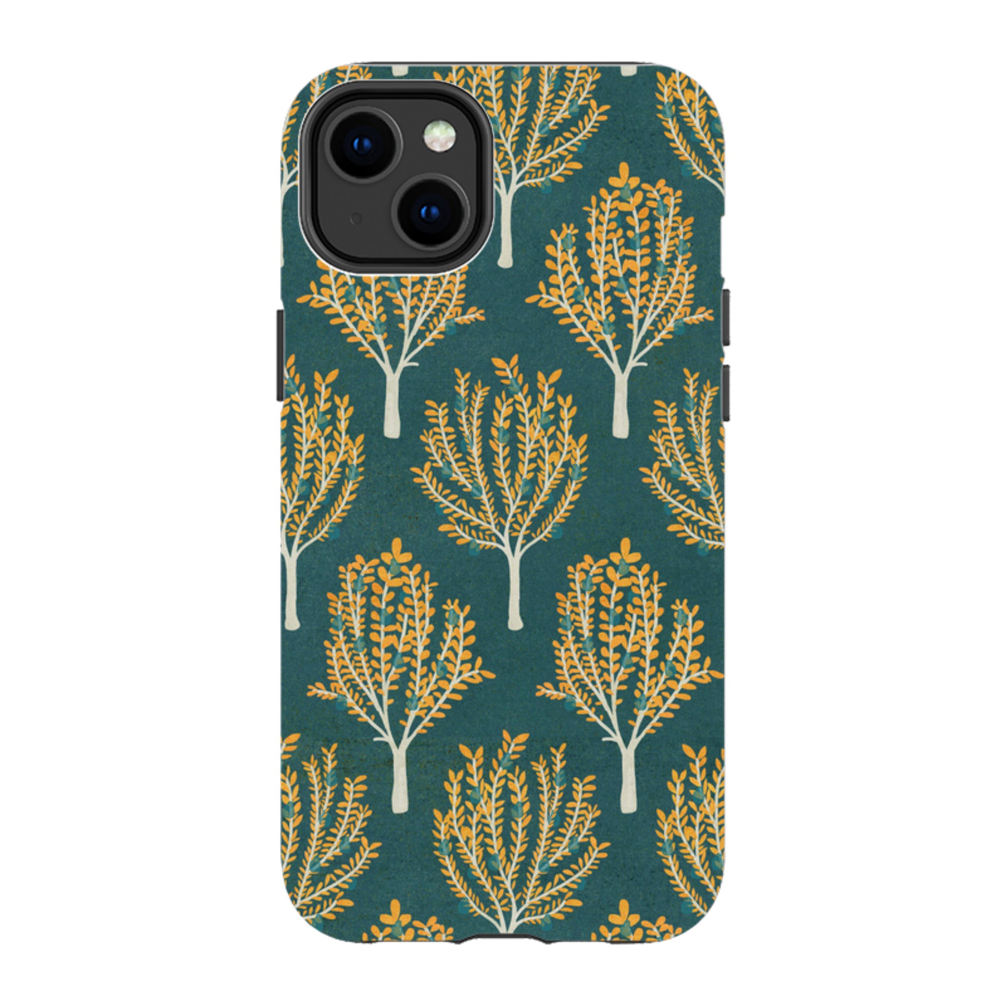 iPhone MagSafe Tough Case - Pear Trees Teal By Katherine Quinn