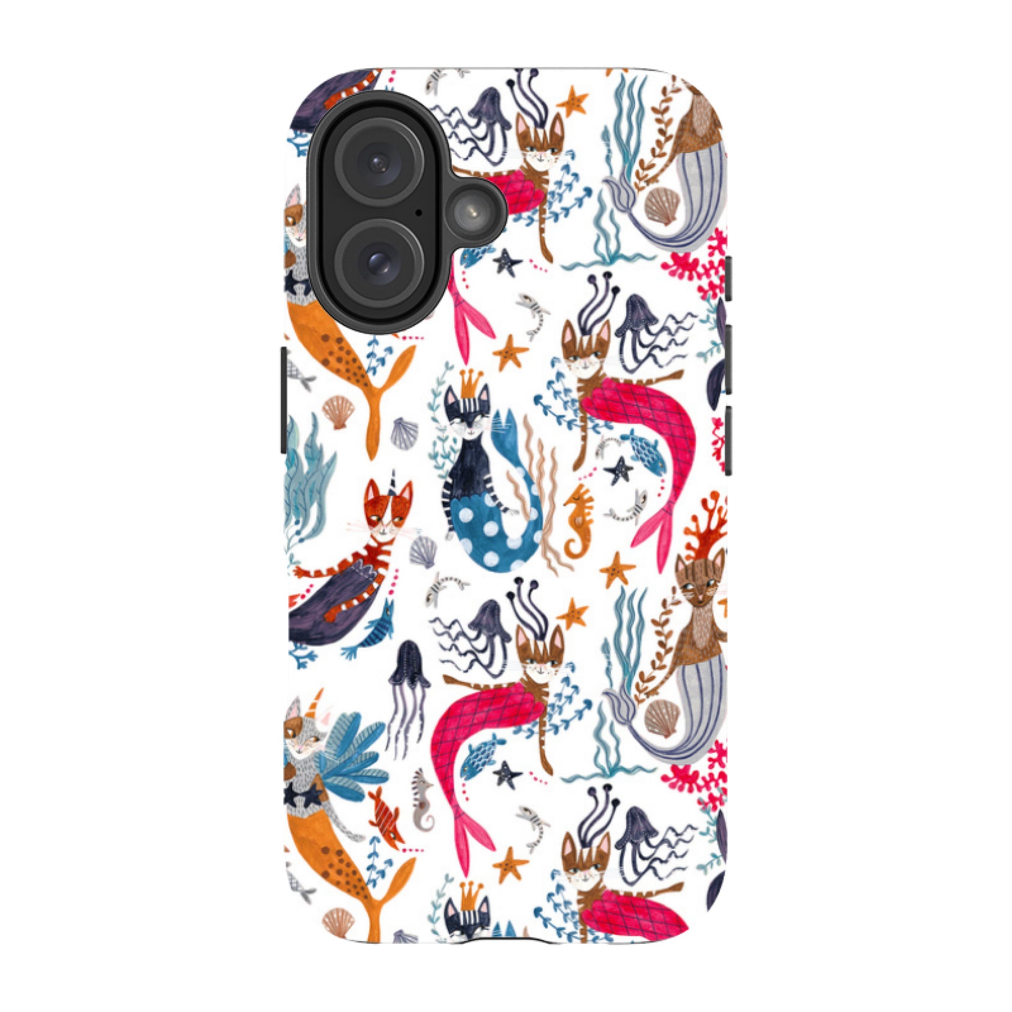 iPhone MagSafe Tough Case -  Cat-Fish By Caroline Bonne Muller