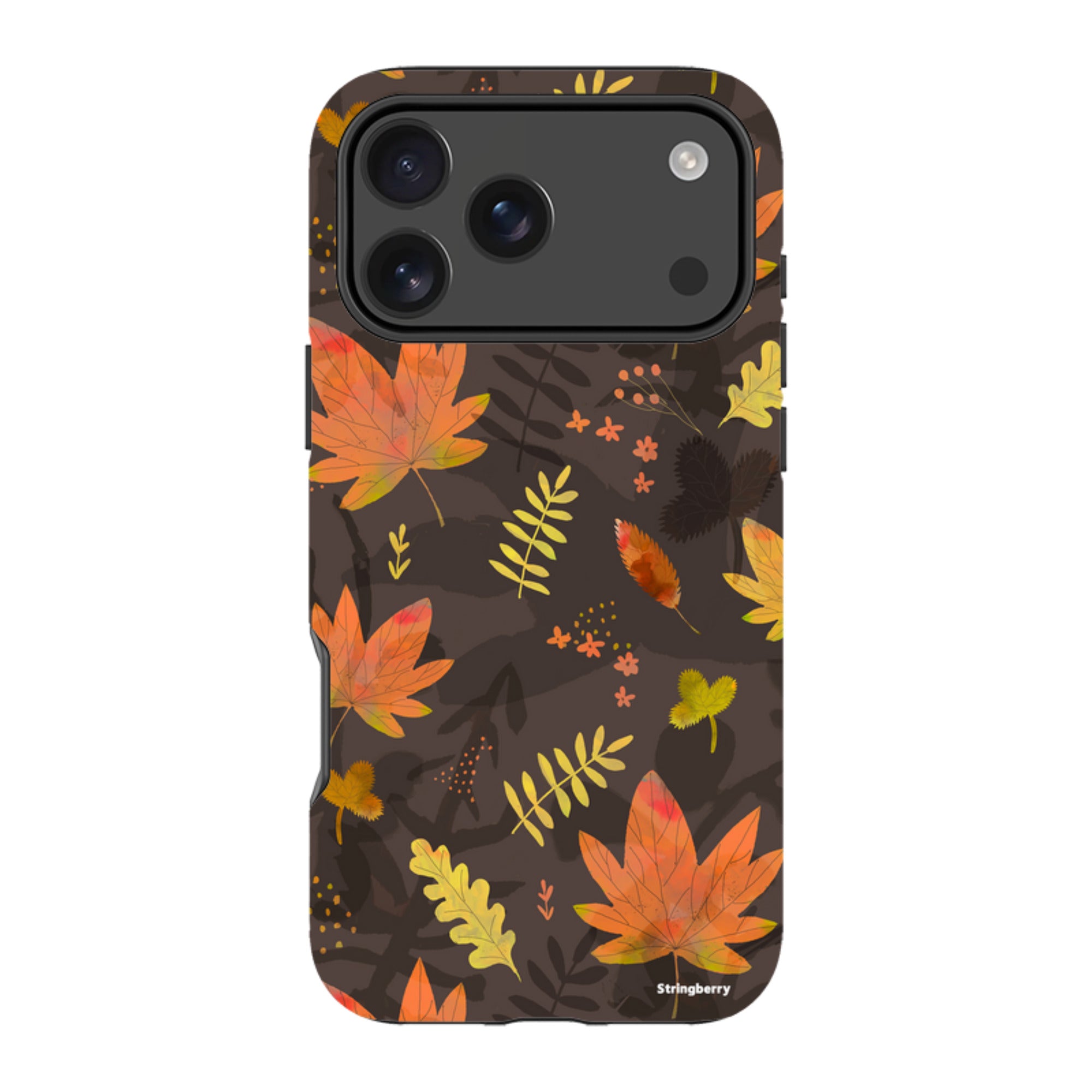iPhone Tough Case - Autumn Leaves Yellow