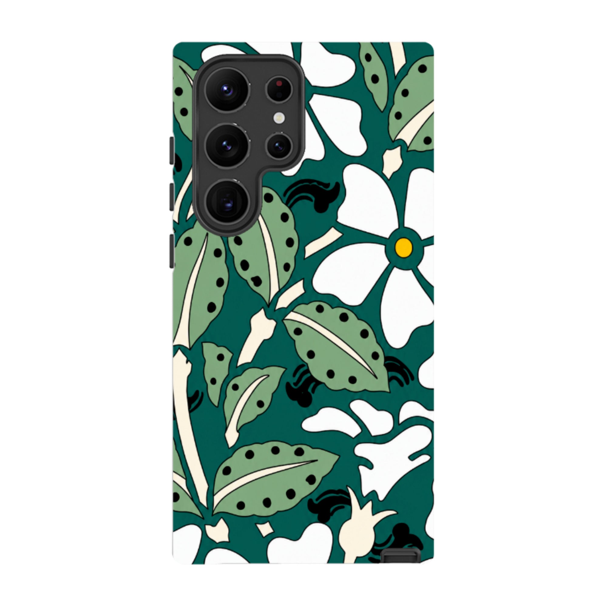 Samsung Tough Case - Vintage Woodblock Print