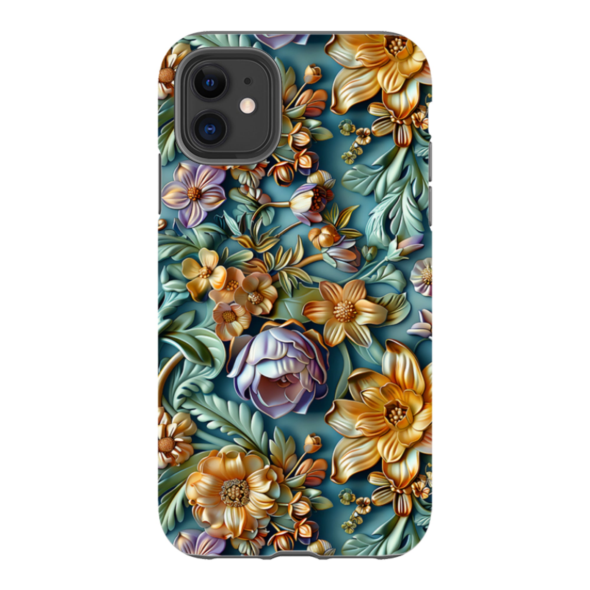 iPhone Tough Case -Sage Floral