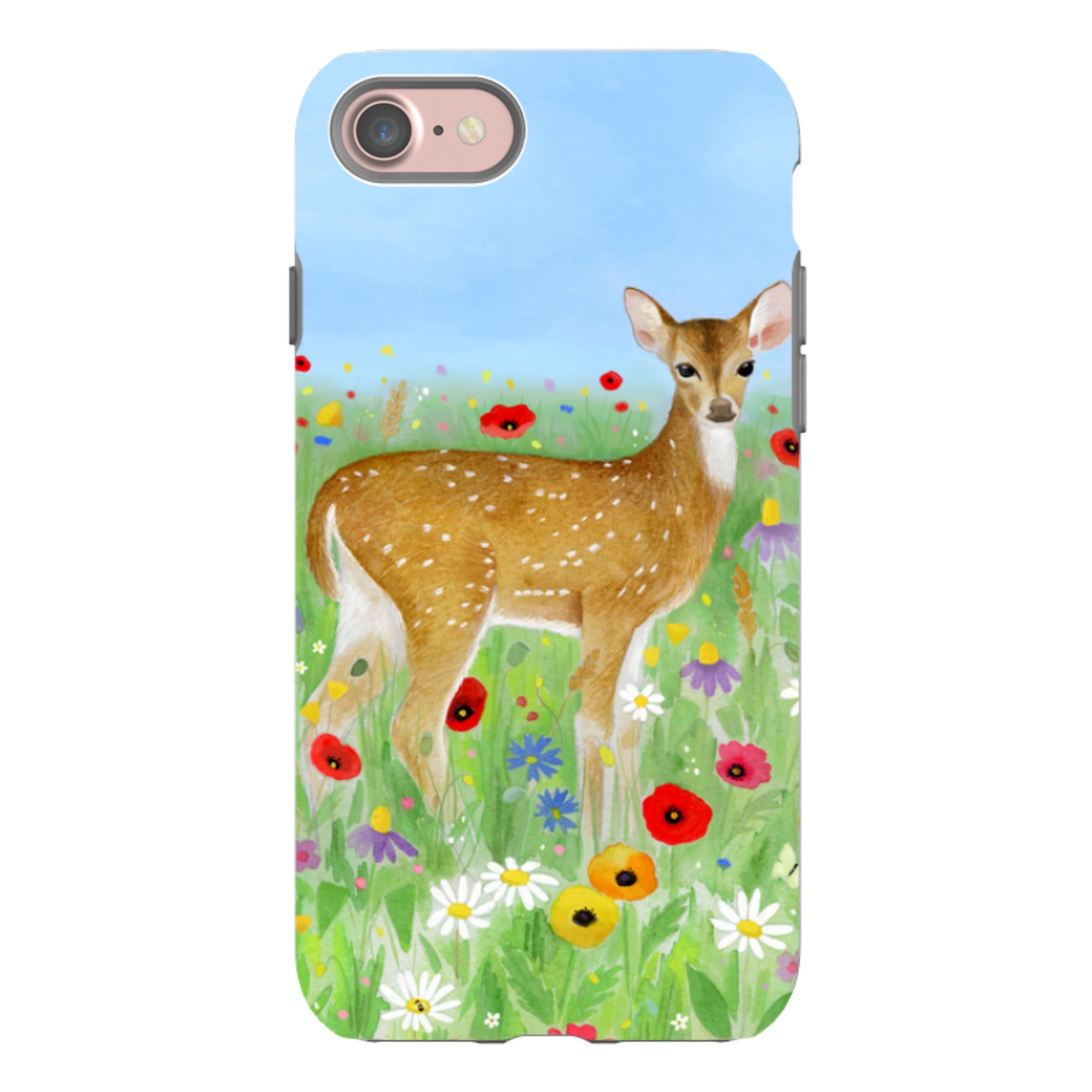iPhone Tough Case - Fawn By Bex Parkin