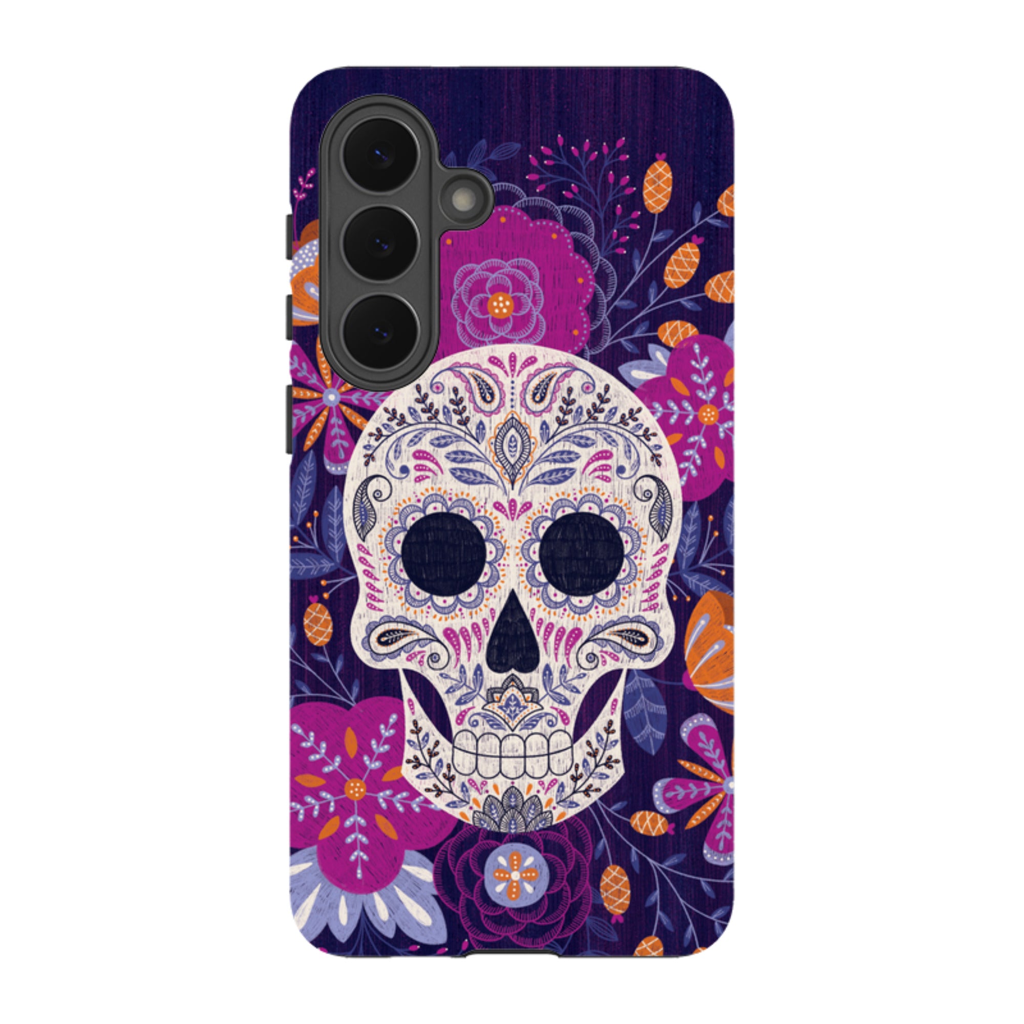 Samsung Tough Case - Sugar Skull By Jenny Zemanek