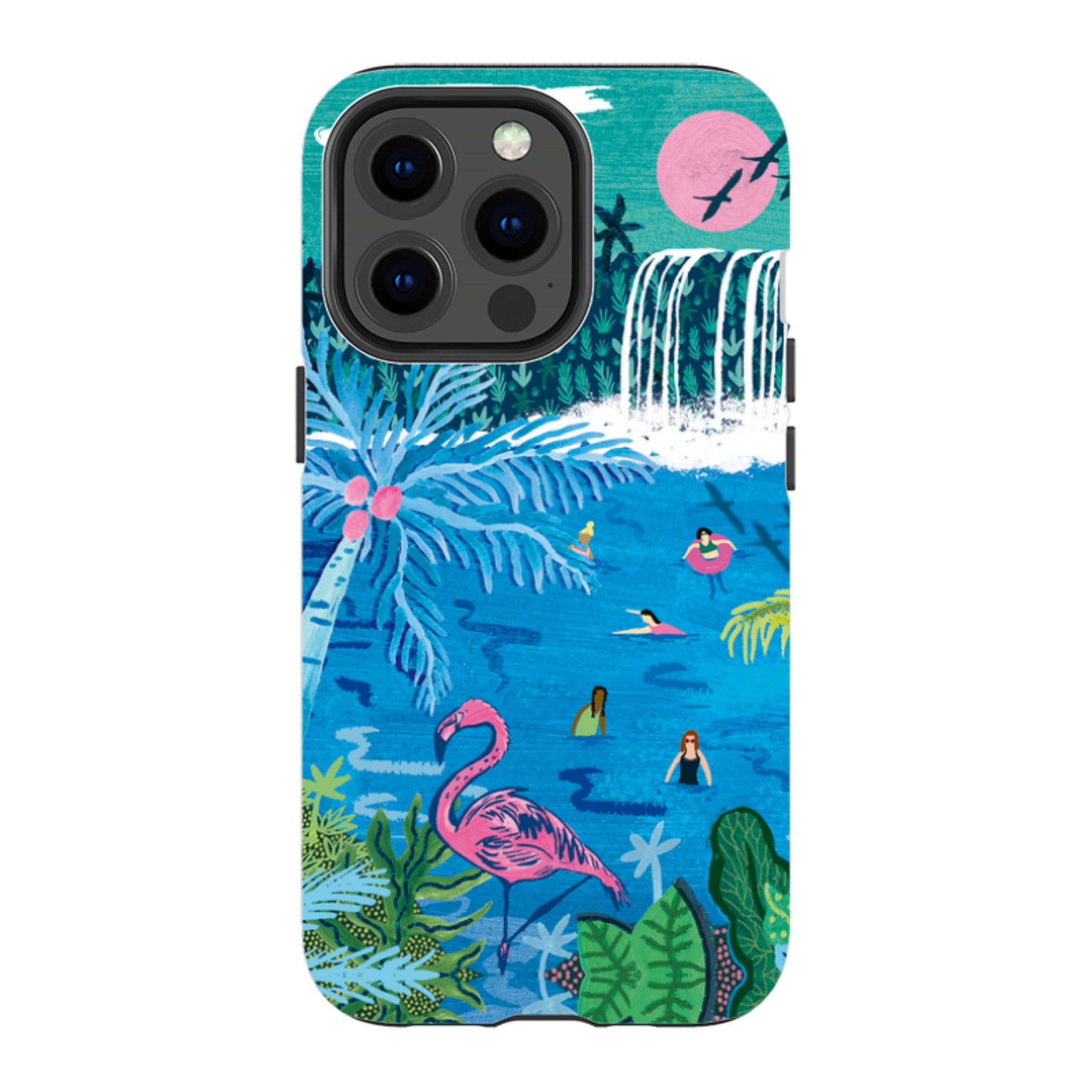 iPhone Tough Case - Palm Pool By Emma Frances Grant
