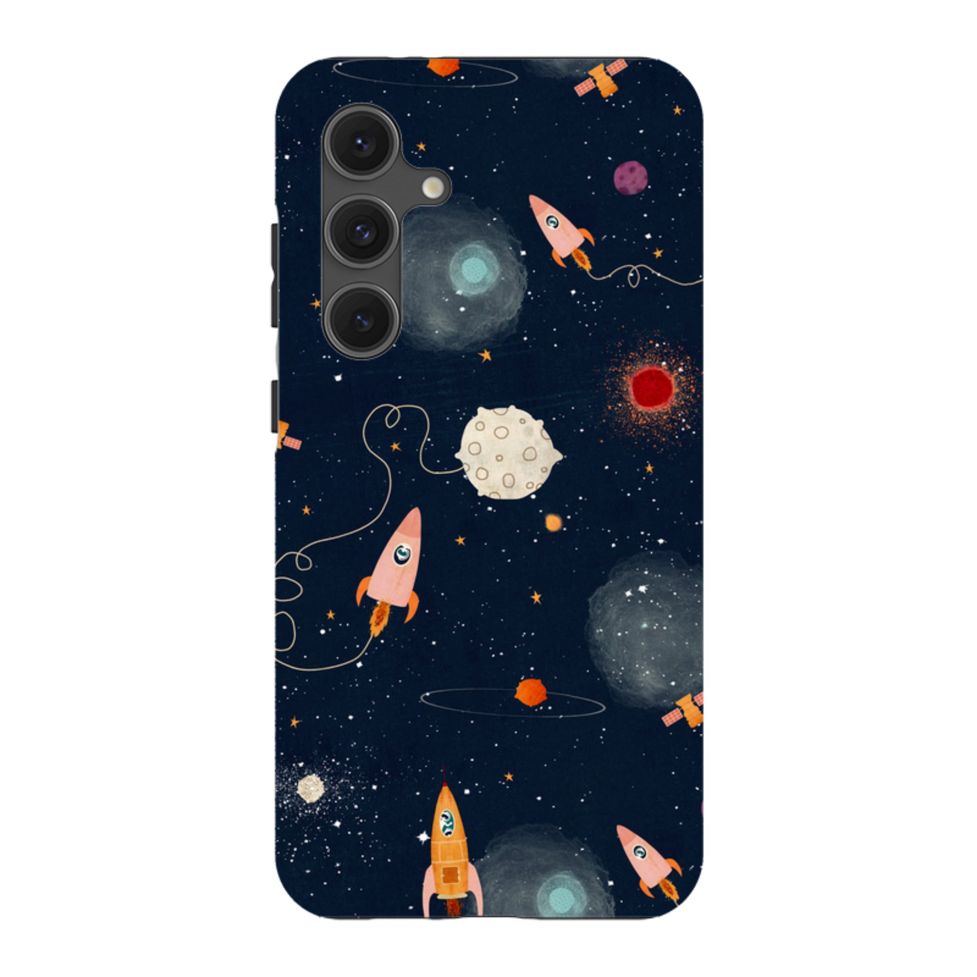 Samsung Tough Case - Rockets Midnight By Katherine Quinn