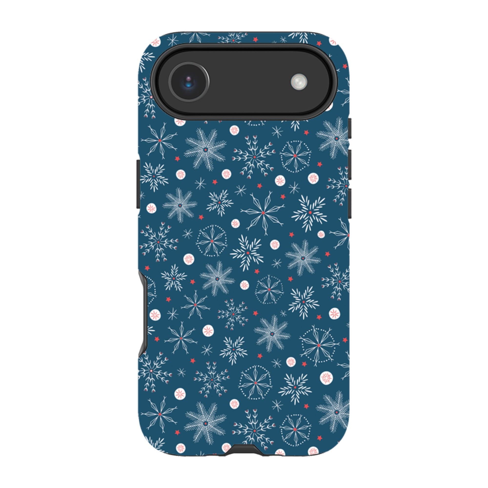 iPhone MagSafe Tough Case - Christmas Snowflakes By Ali Brookes