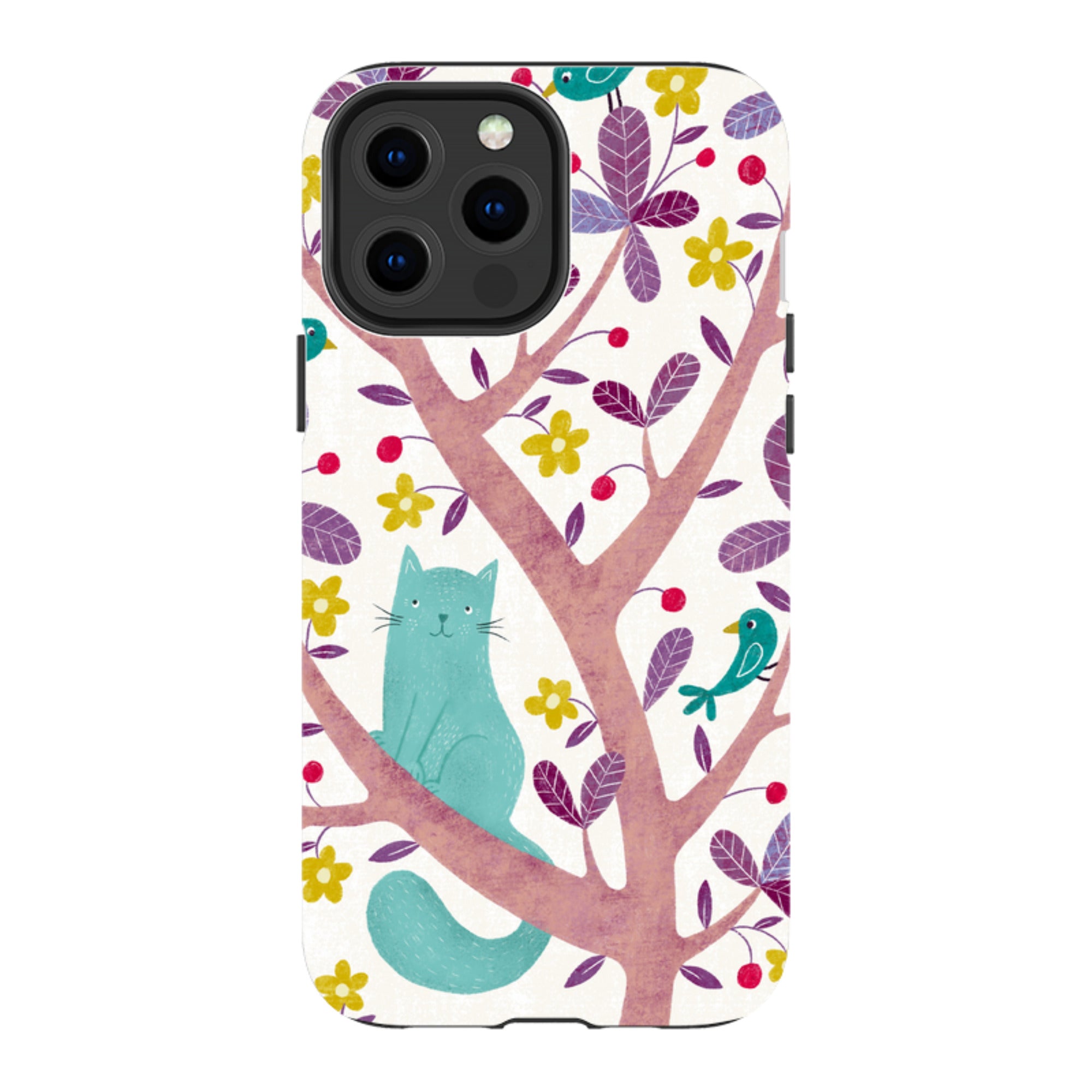 iPhone MagSafe Tough Case -  Cat and Bird By Suzy Taylor