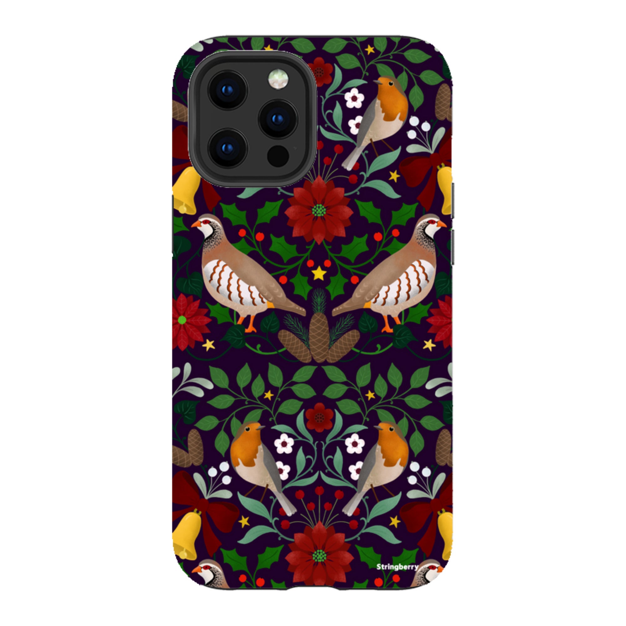 iPhone Tough Case - Xmas Pattern III By Bex Parkin