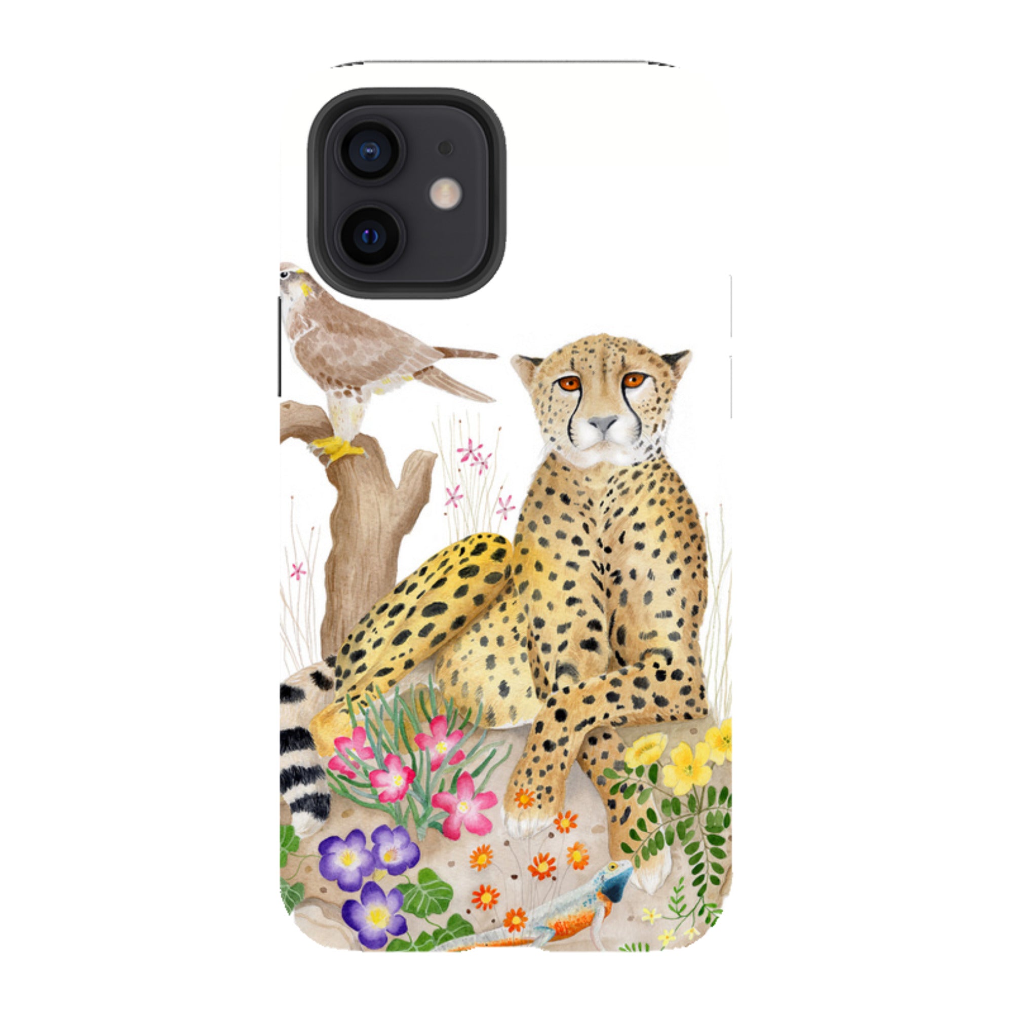 iPhone Tough Case - Botswana Cheetah By Bex Parkin