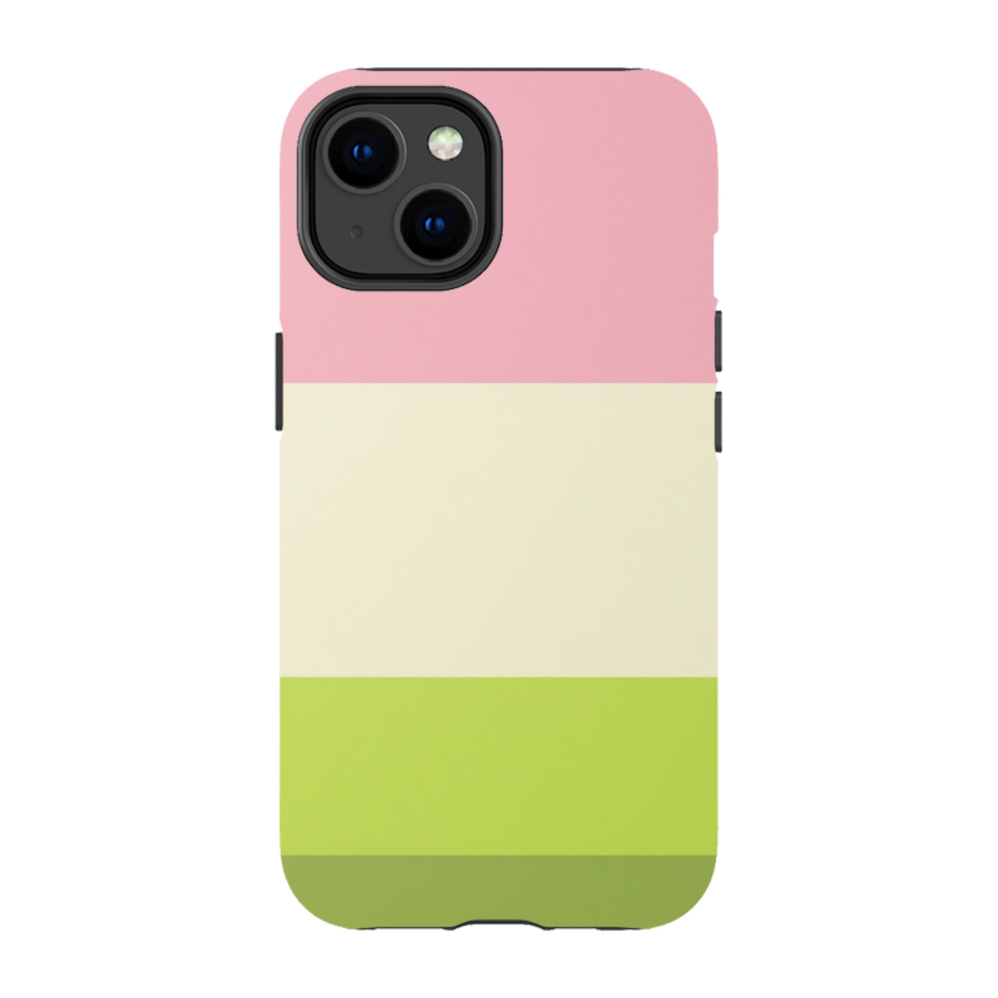iPhone Tough Case - Pink & Sage Green